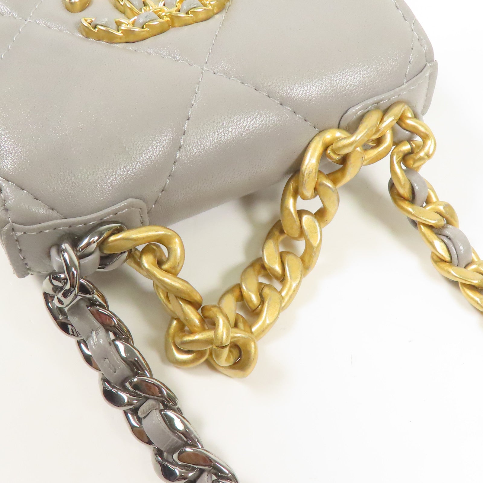 CHANEL 羊皮皮革Shoulder Bag鏈帶肩背袋