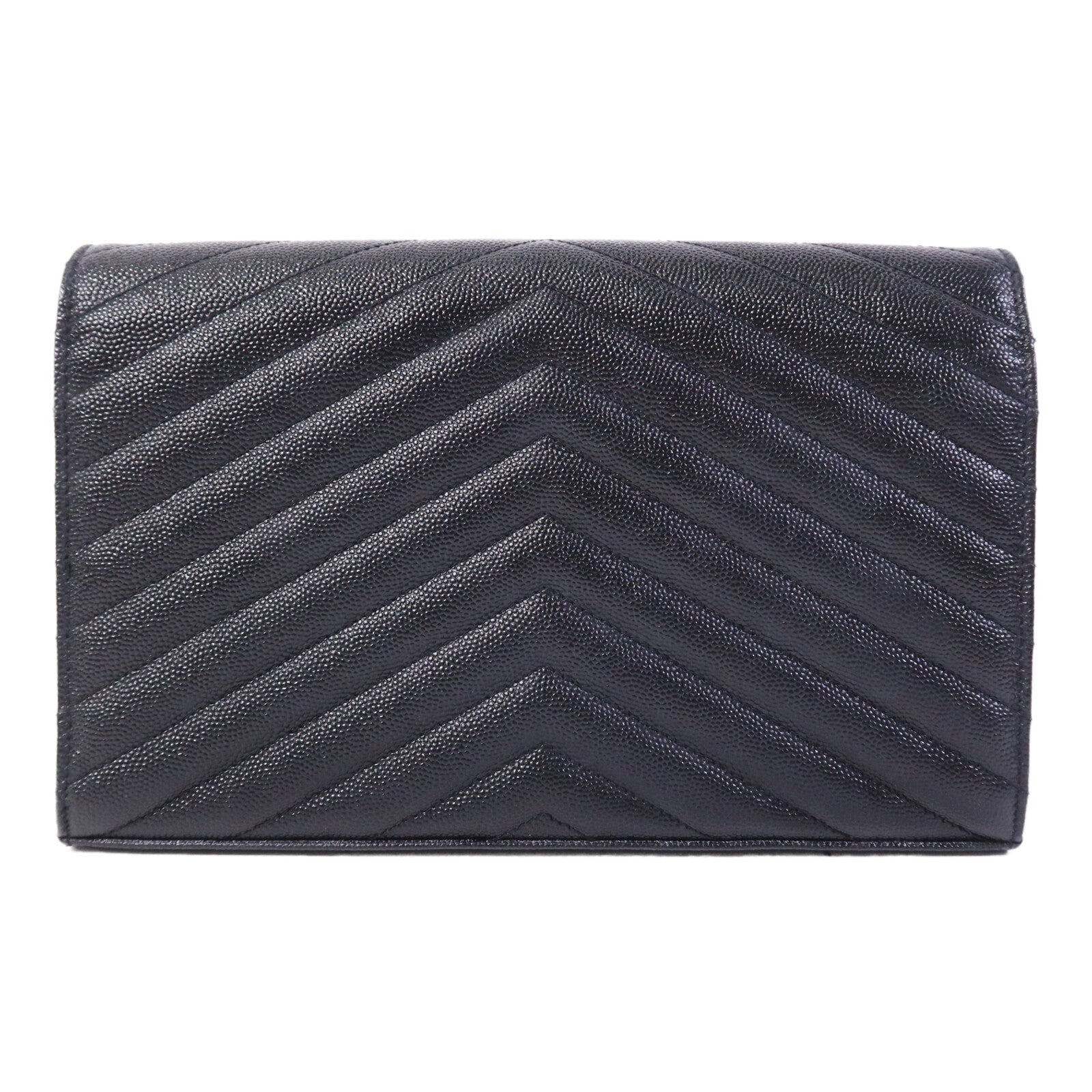 SAINT LAURENT 牛皮皮革Cassandre Envelope金扣鏈帶肩背袋