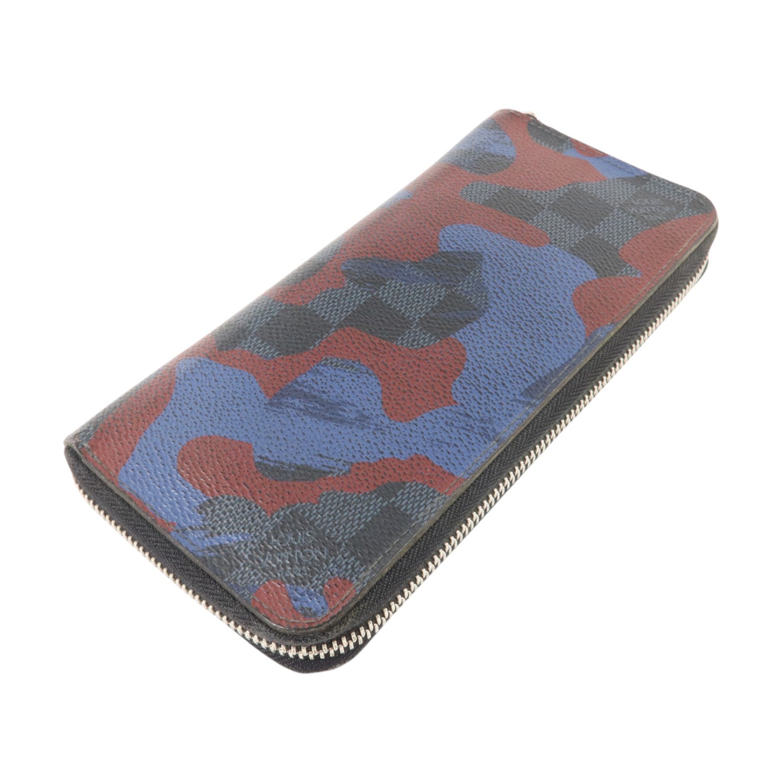 LOUIS VUITTON Damier Cobalt Zippy Wallet Vertical長錢包