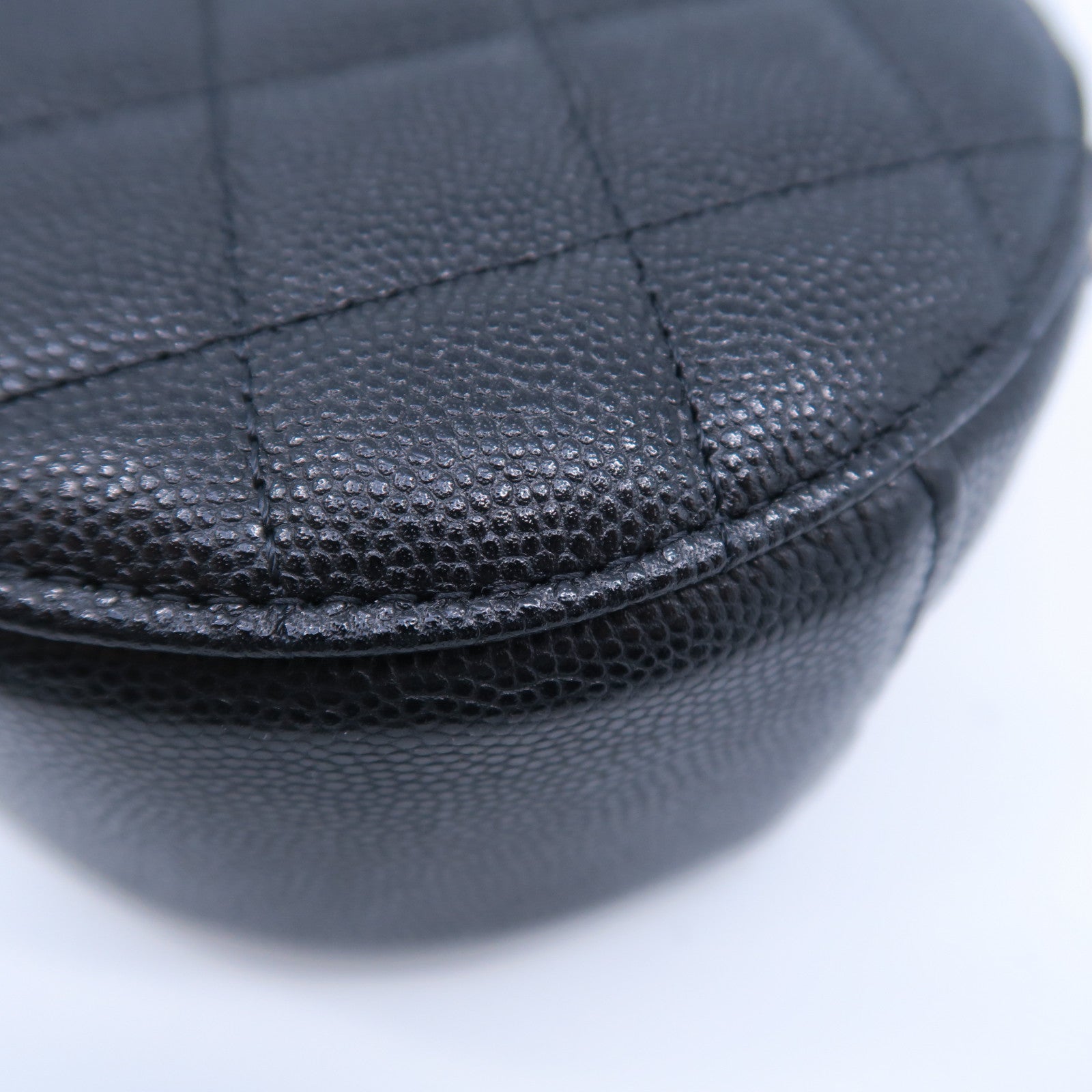 CHANEL 【激減優惠】菱格Caviar皮革Chain Shoulder Bag金扣鏈帶肩背袋黑色