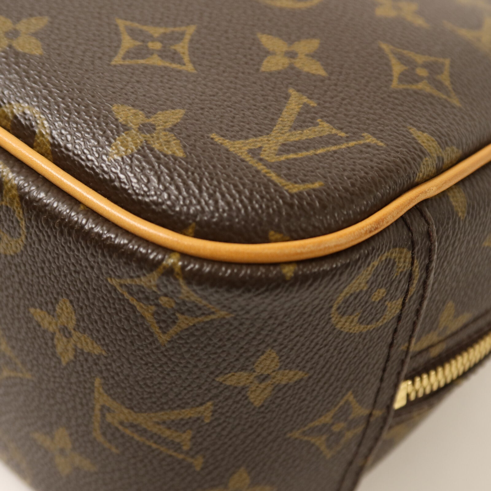 LOUIS VUITTON Monogram Deauville金扣手挽袋
