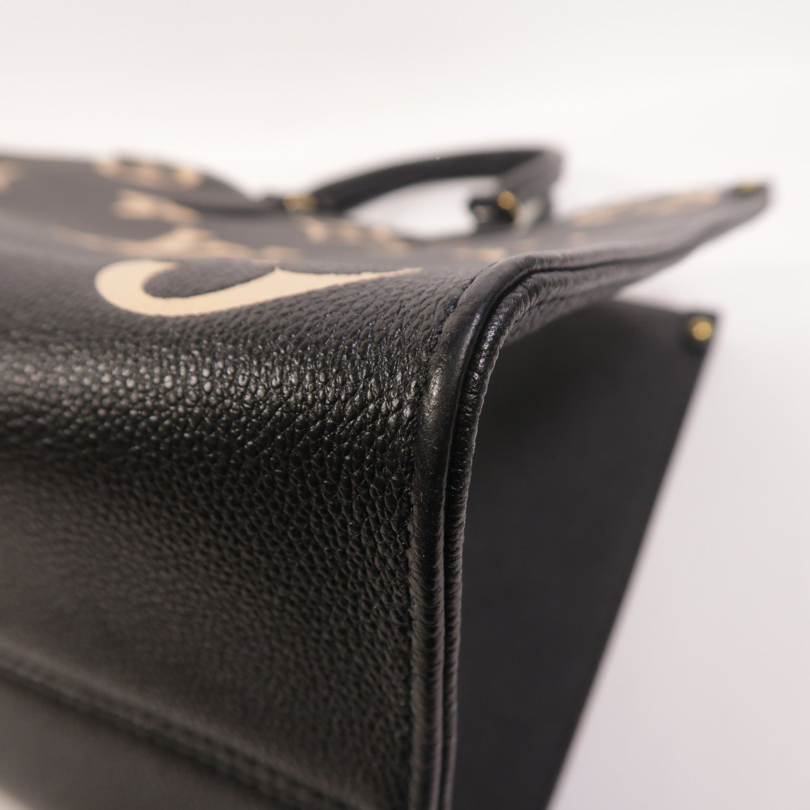 LOUIS VUITTON Monogram Empreinte On The Go MM金扣手挽肩背兩用袋