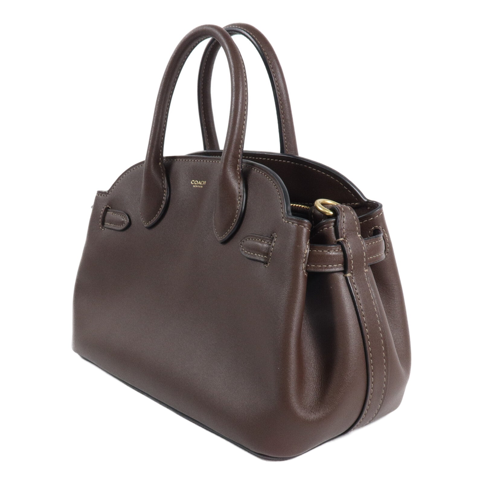 COACH 牛皮皮革2 Way Shoulder手挽肩背兩用袋