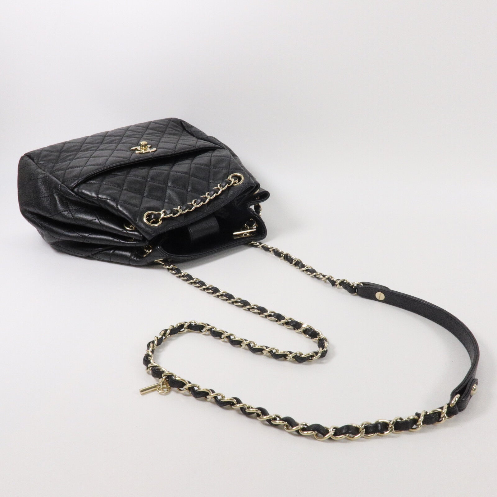CHANEL 羊皮皮革Chain Shoulder鏈帶肩背袋