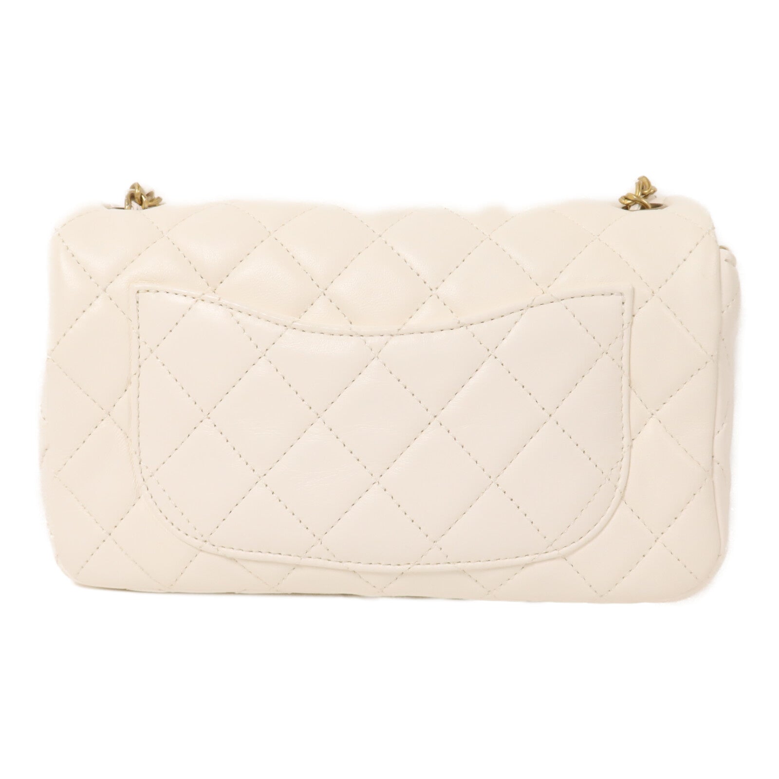 CHANEL 羊皮皮革Classic 20 Gold Ball鏈帶肩背袋