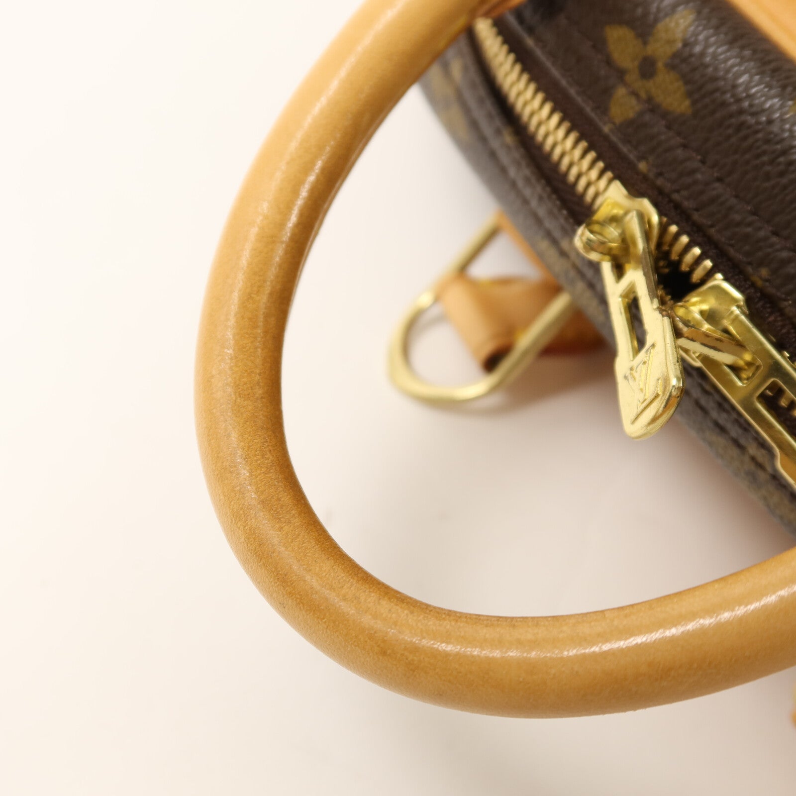 LOUIS VUITTON Monogram Deauville金扣手挽袋