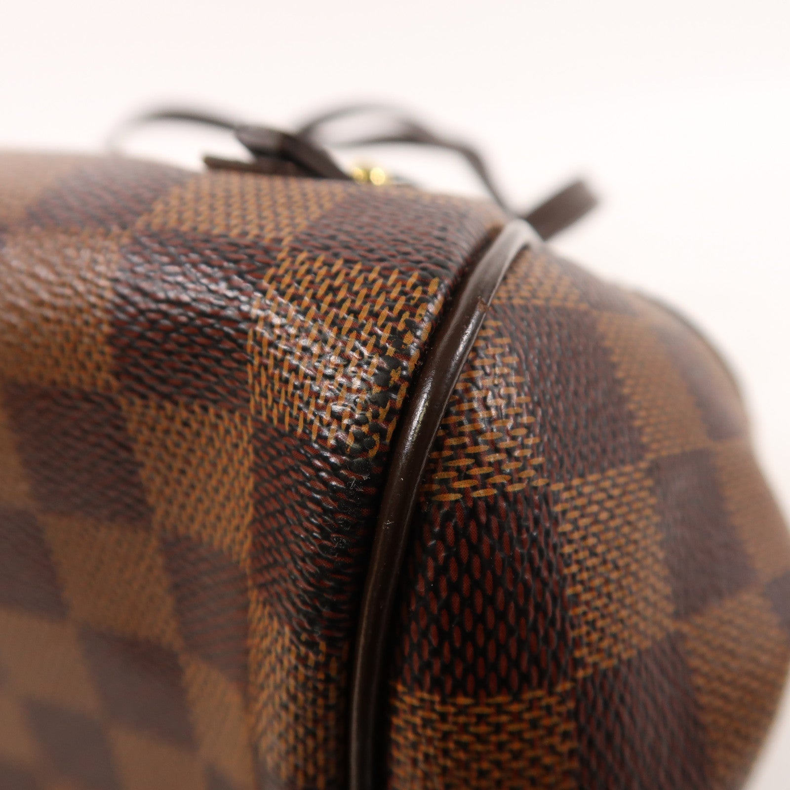 LOUIS VUITTON Damier Rivington金扣肩背袋