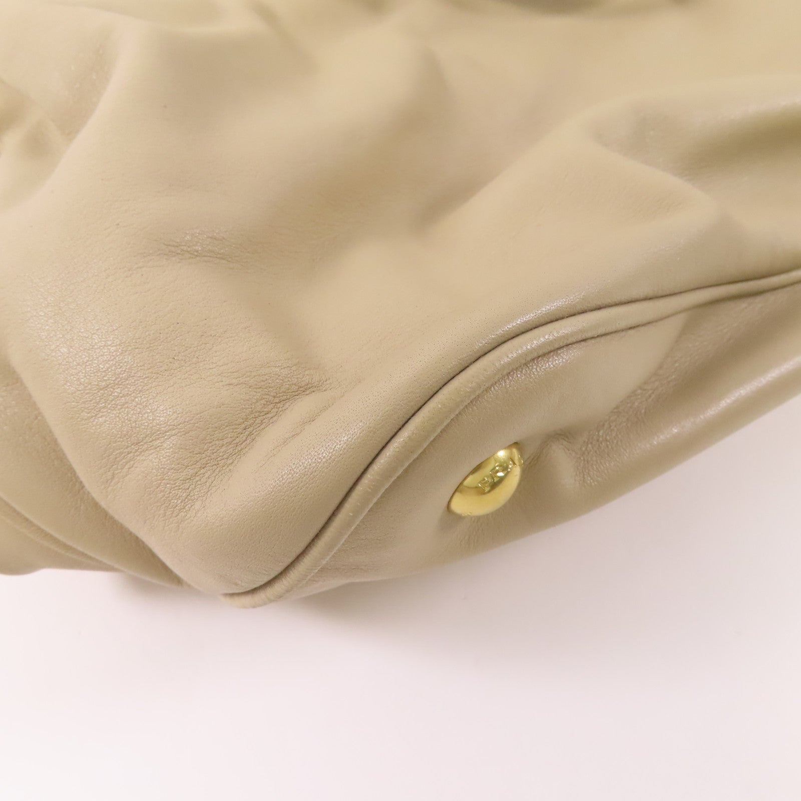 PRADA 牛皮皮革Shopping Tote金扣手挽肩背兩用袋