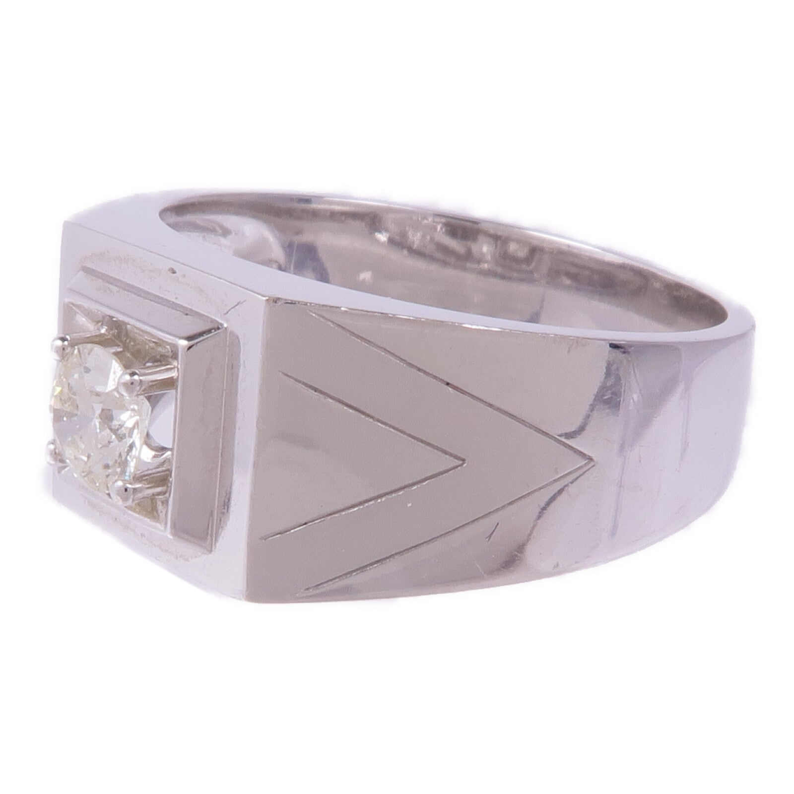 JEWELRY 18K白金Diamond Ring鑽石戒指US#8