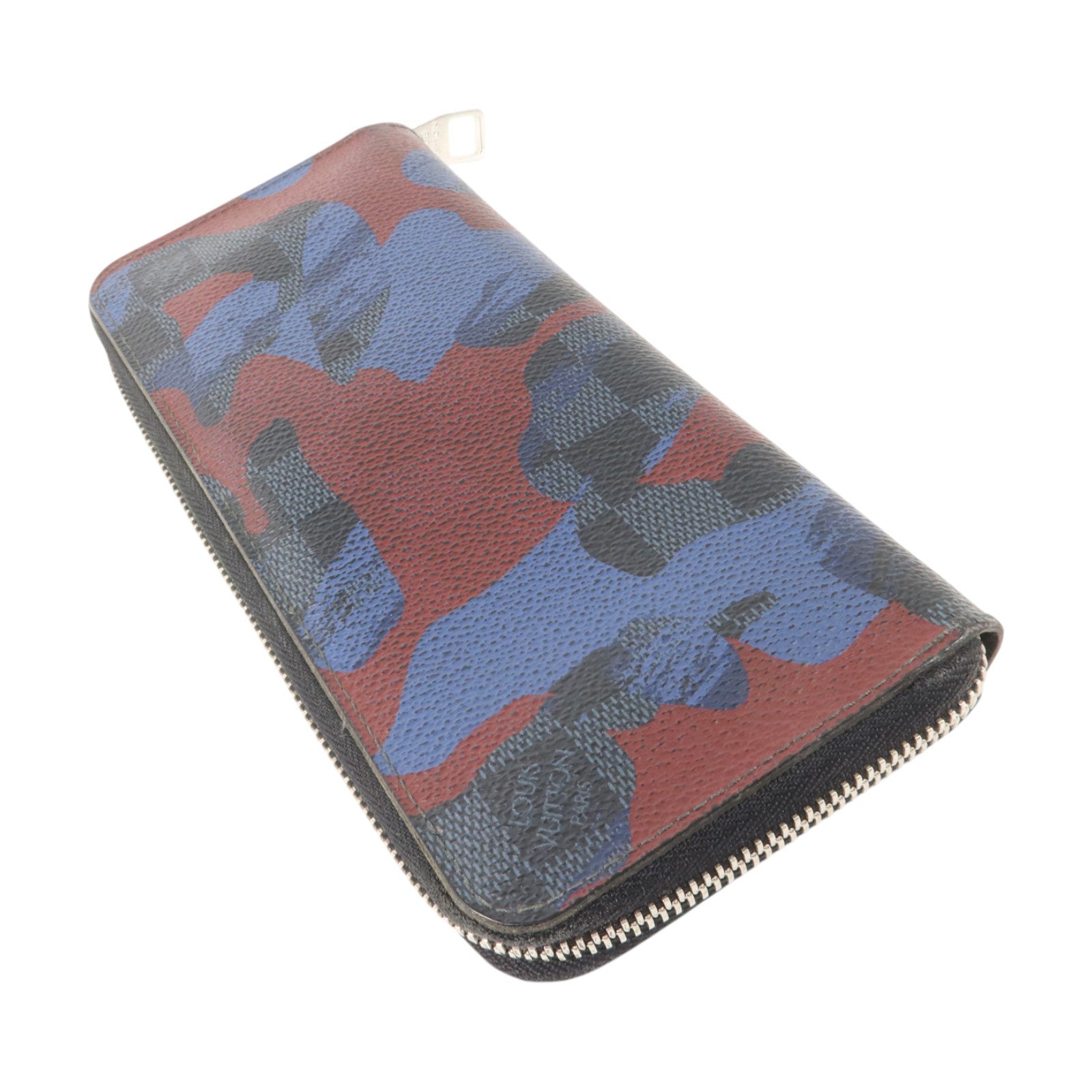 LOUIS VUITTON Damier Cobalt Zippy Wallet Vertical長錢包