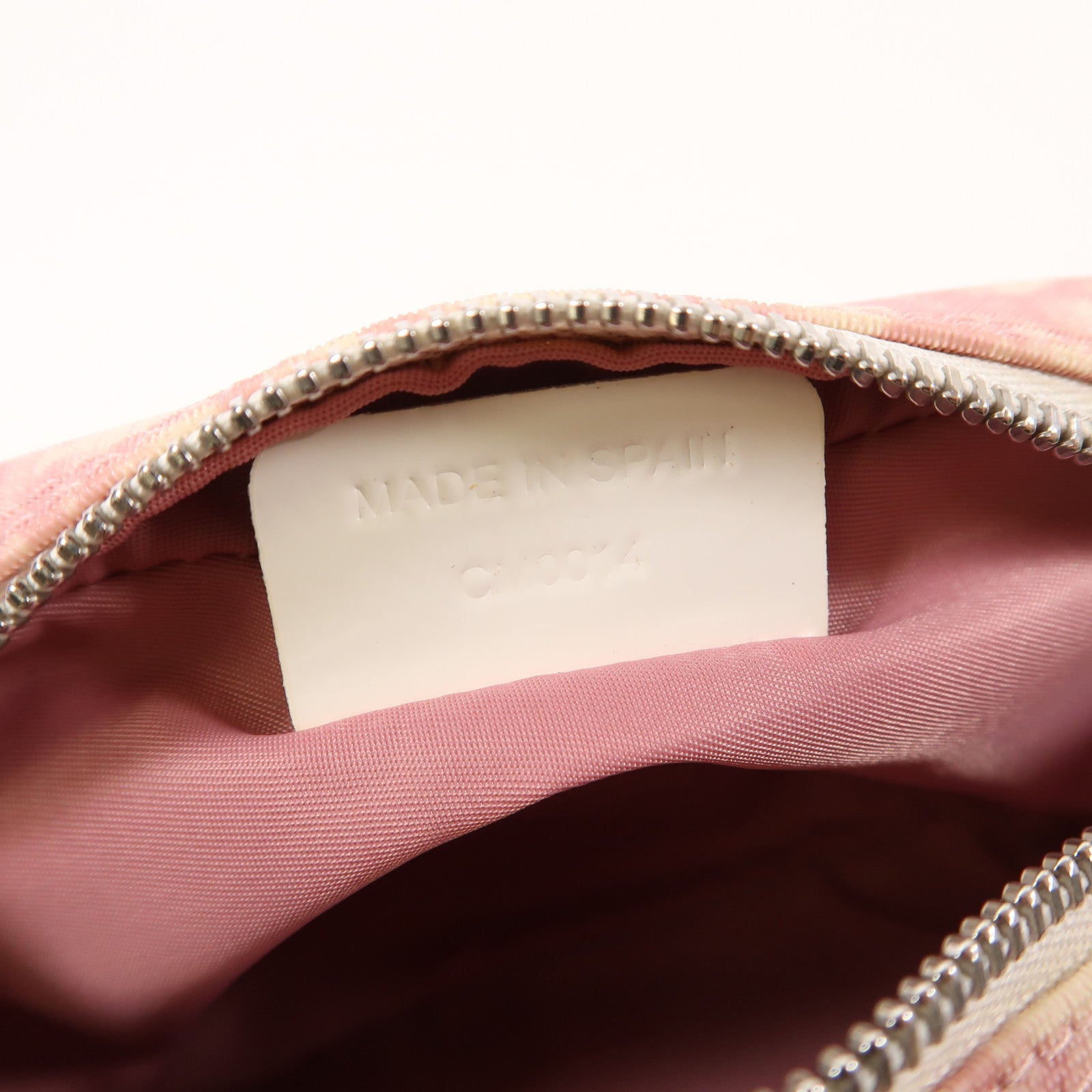 Dior 塗層帆布Clutch銀扣手拿包