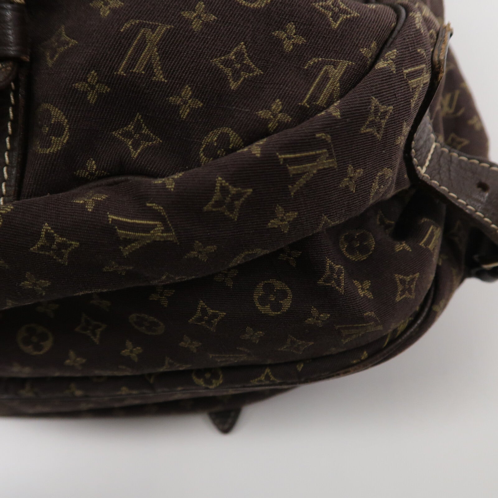 LOUIS VUITTON Monogram Mini Lin Saumur XL肩背袋