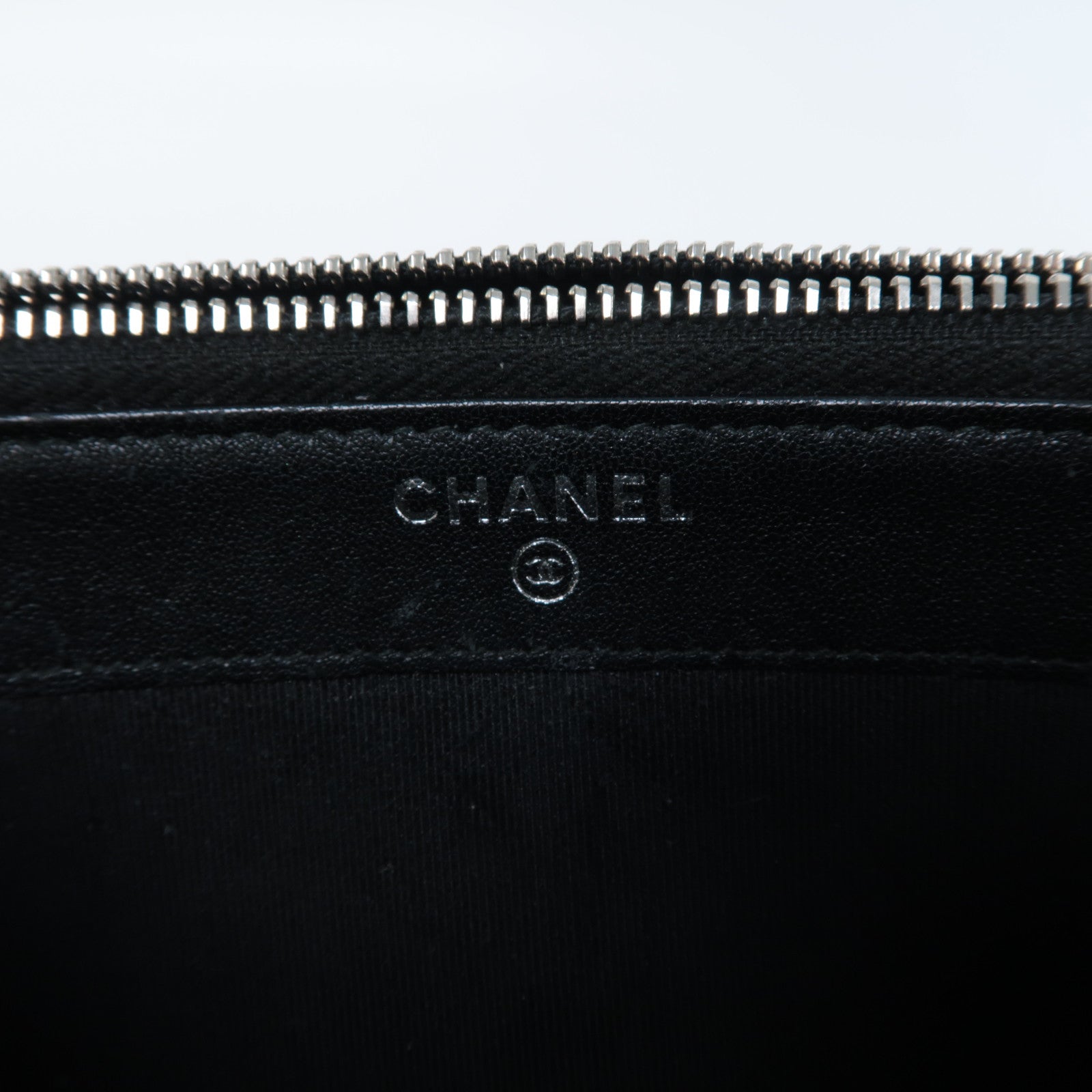 CHANEL 【激減優惠】菱格羊皮皮革Shoulder Bag銀扣鏈帶肩背袋黑色