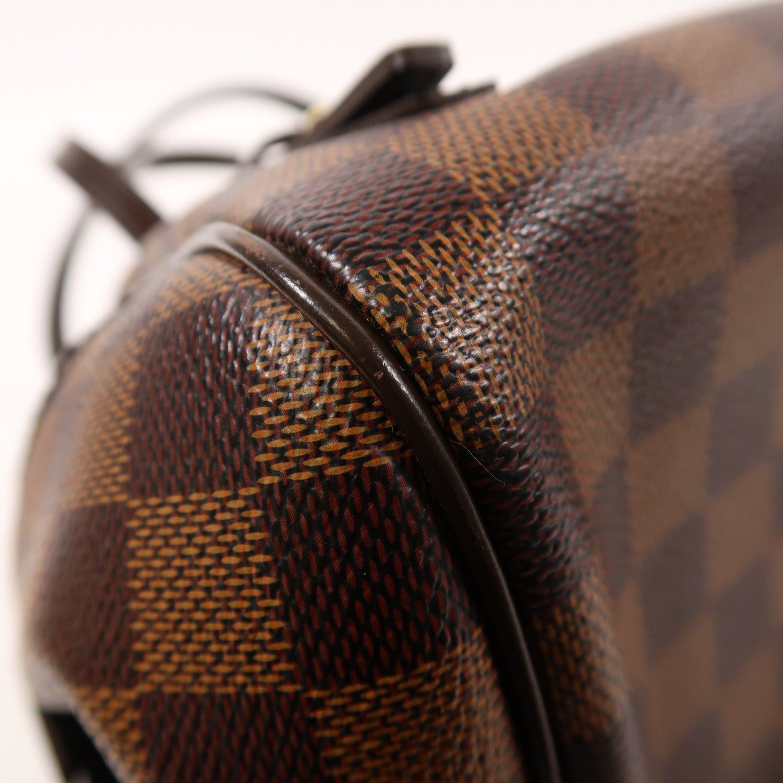 LOUIS VUITTON Damier Rivington金扣肩背袋