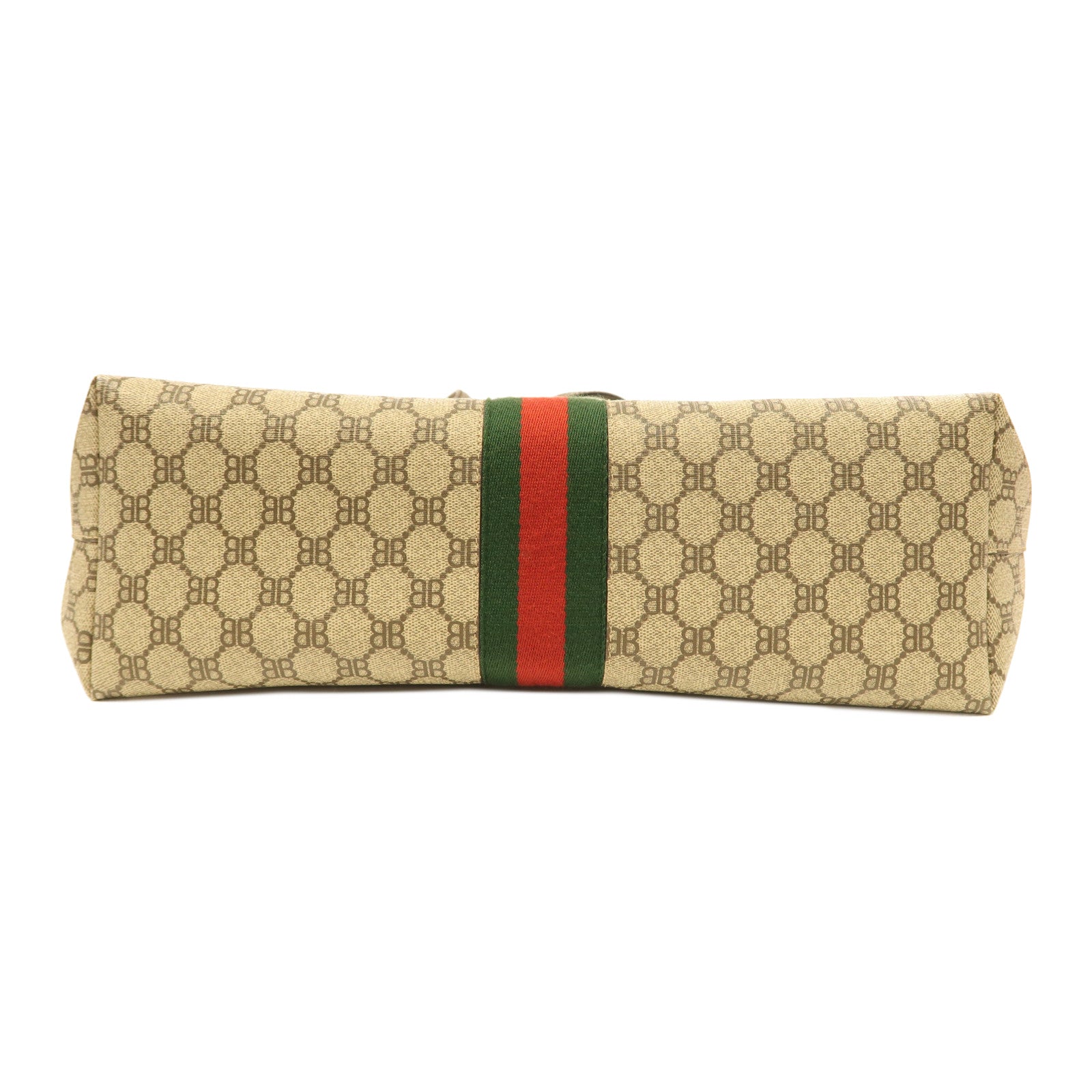 BALENCIAGA 塗層帆布Balenciaga X Gucci Tote金扣手挽袋啡色