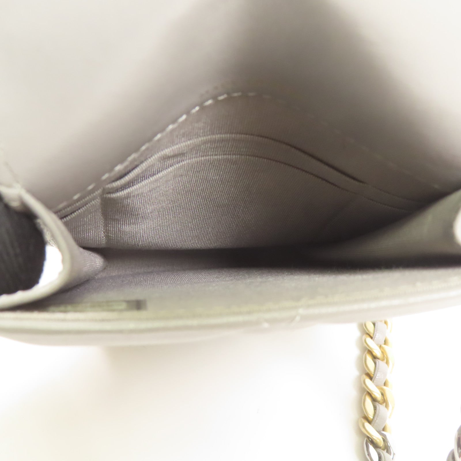 CHANEL 羊皮皮革Shoulder Bag鏈帶肩背袋