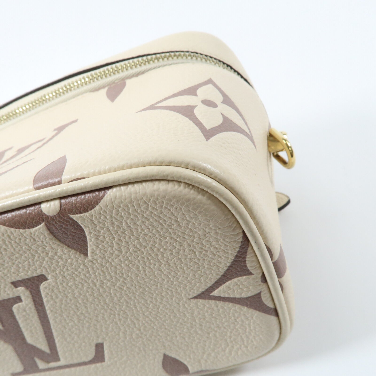 LOUIS VUITTON Monogram Empreinte Vanity PM金扣手挽肩背兩用袋