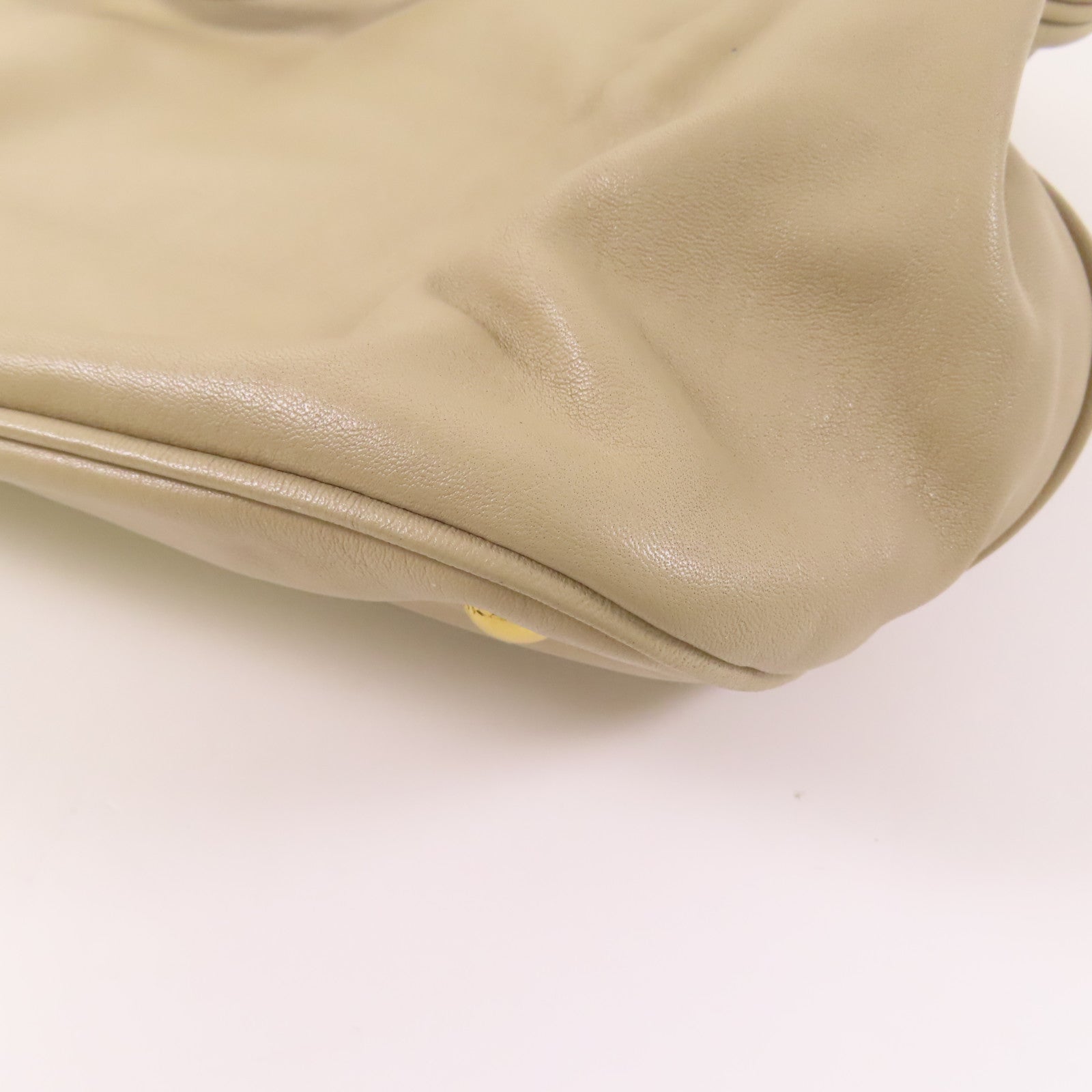 PRADA 【激減優惠】牛皮皮革Shopping Tote金扣手挽肩背兩用袋