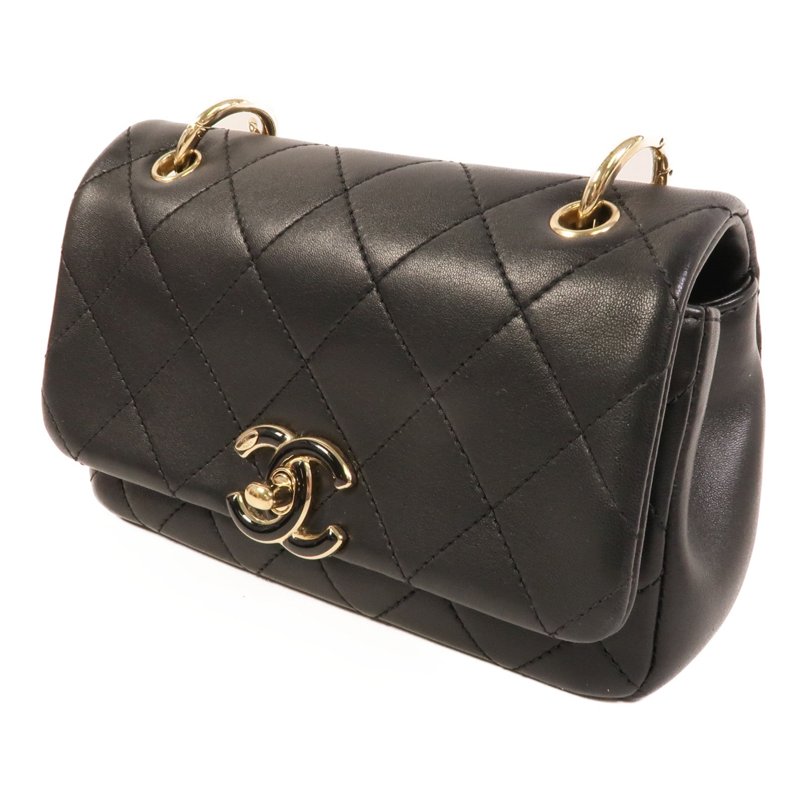 CHANEL 羊皮皮革Chain Shoulder肩背袋