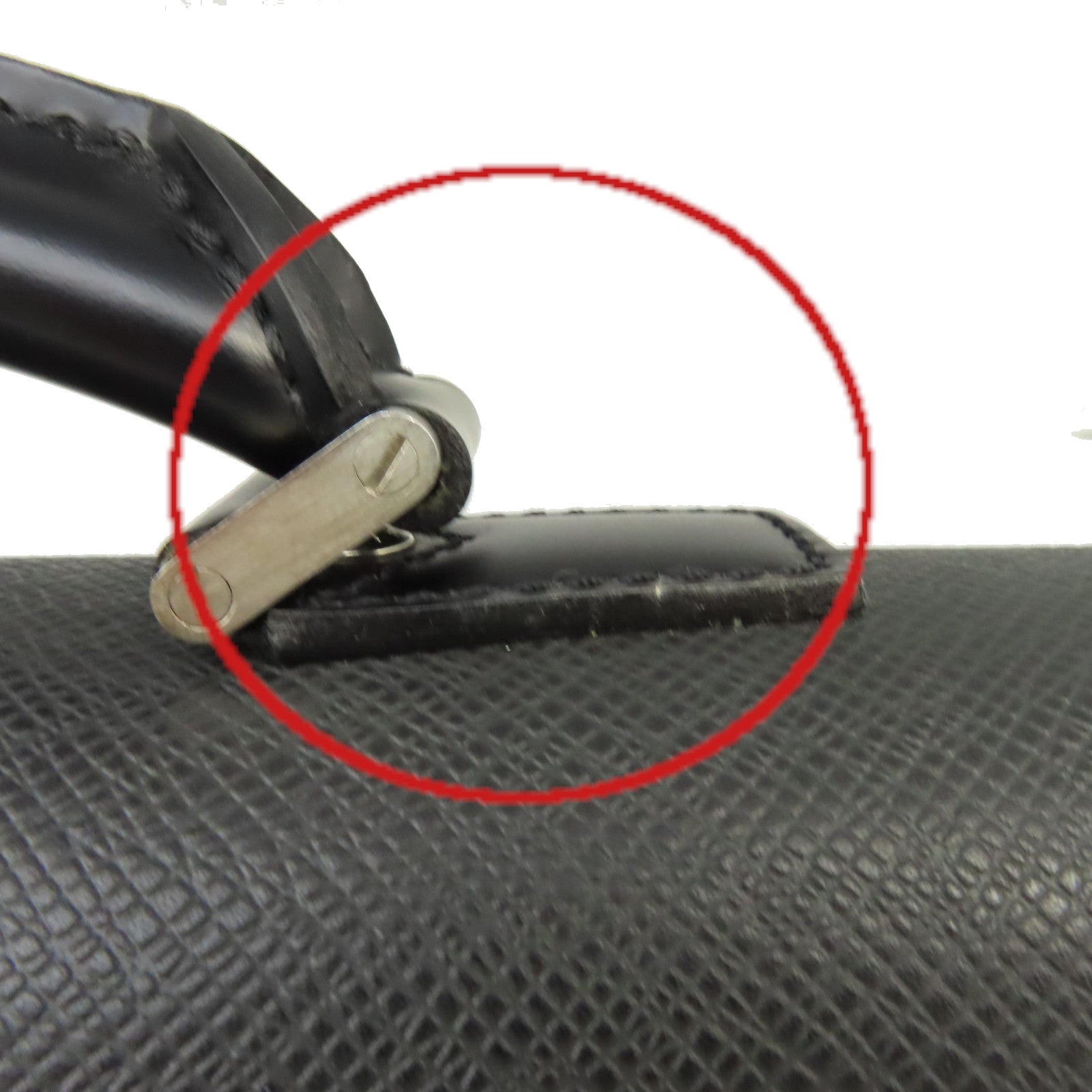 LOUIS VUITTON Taiga Robusto 2 Business Bag銀扣公事袋黑色