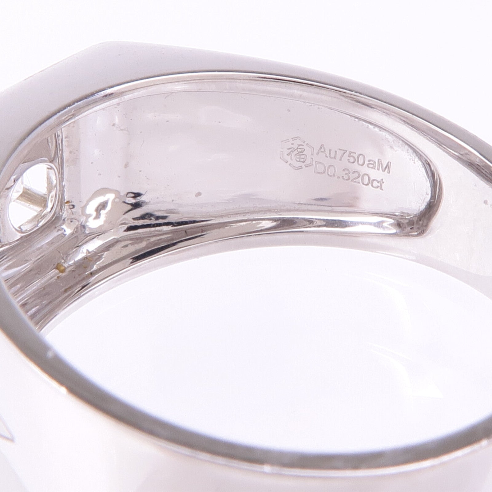 JEWELRY 18K白金Diamond Ring鑽石戒指US#8