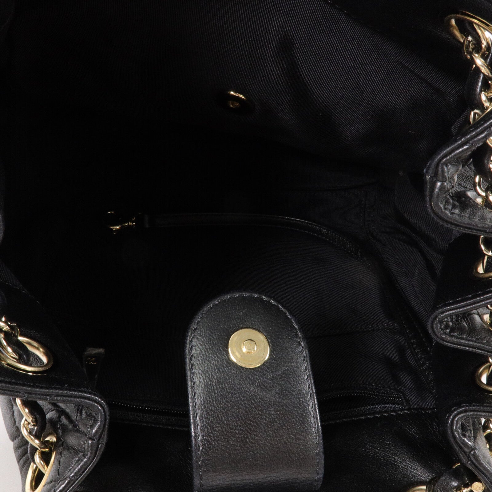 CHANEL 羊皮皮革Chain Shoulder鏈帶肩背袋