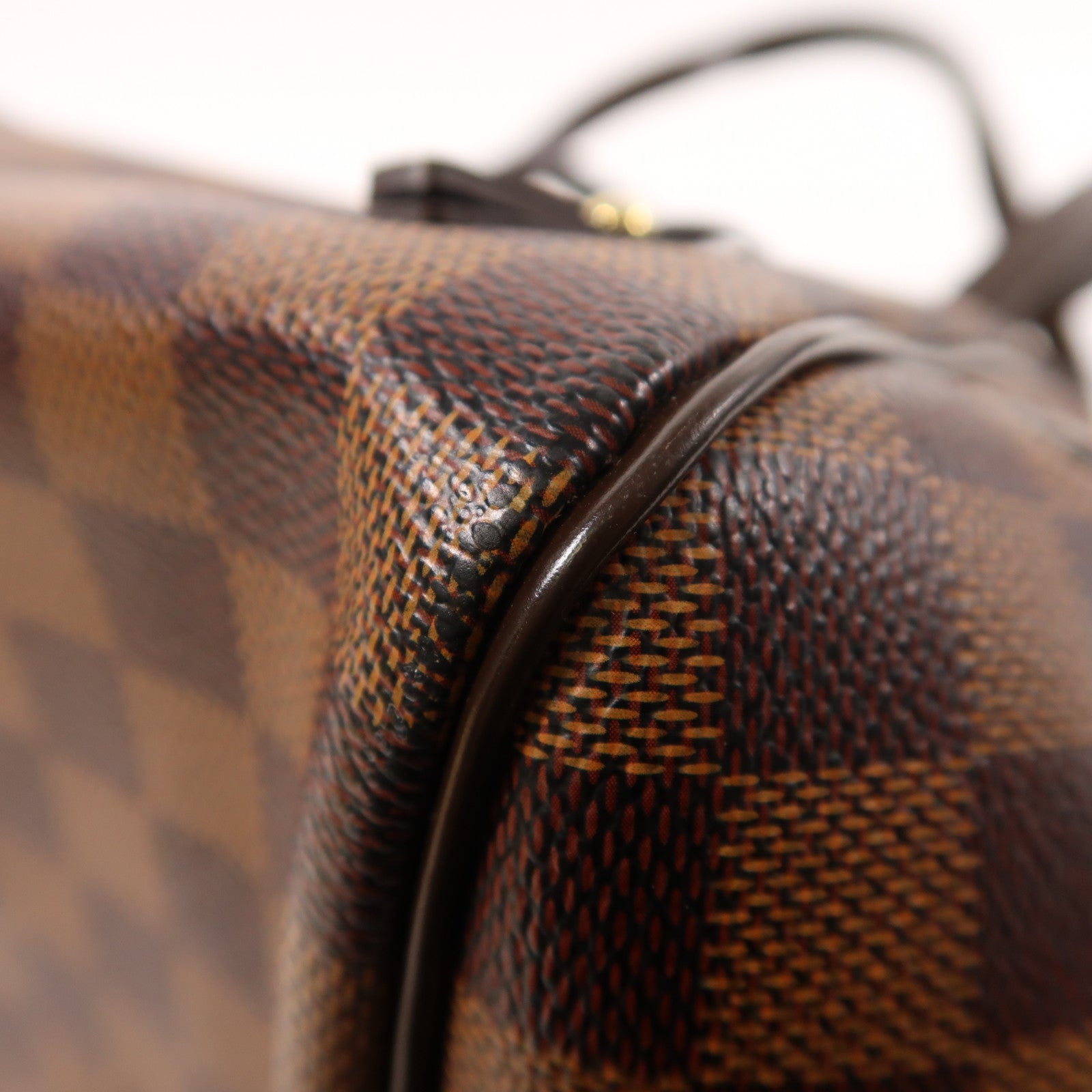 LOUIS VUITTON Damier Rivington金扣肩背袋