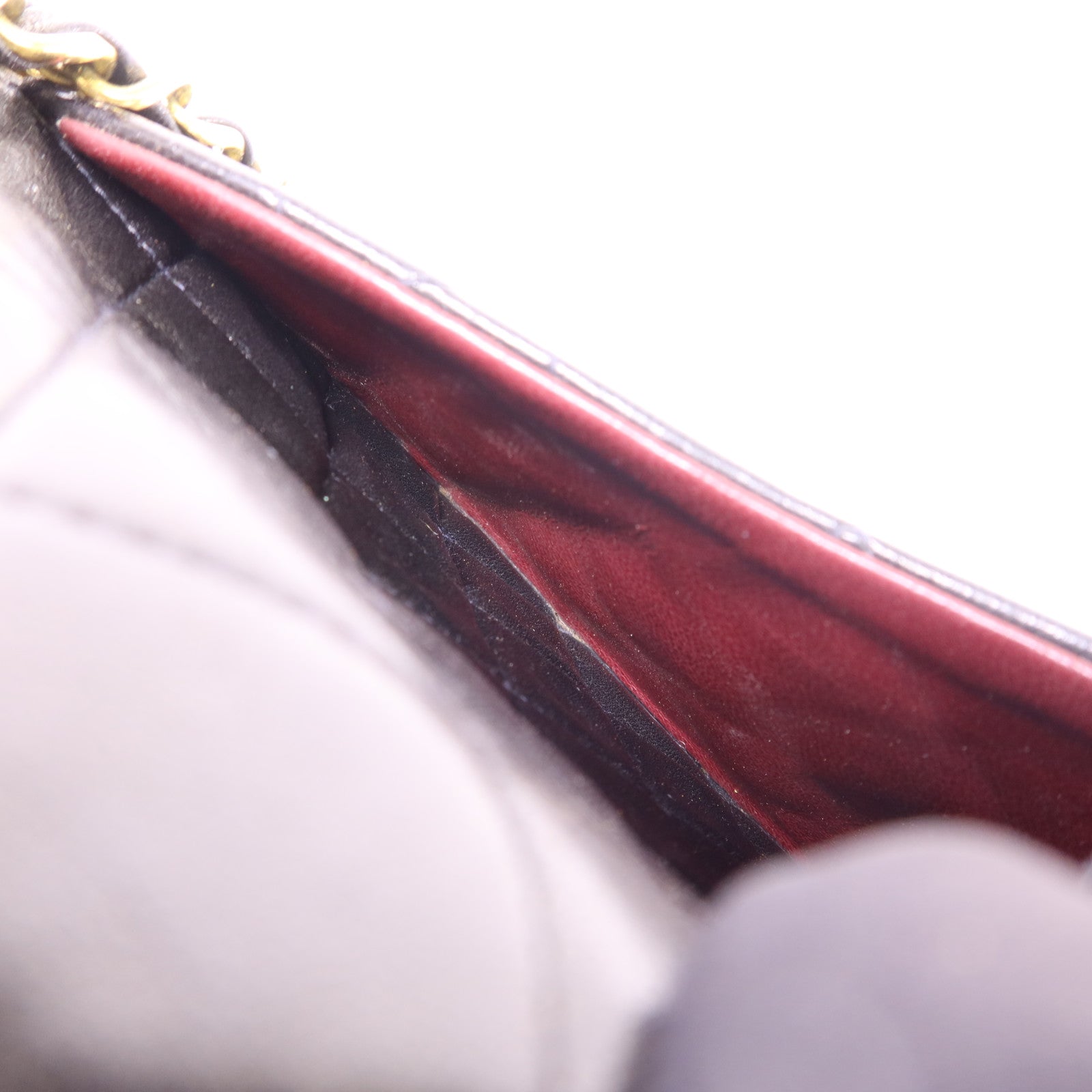 CHANEL 羊皮皮革Classic 23金扣鏈帶肩背袋