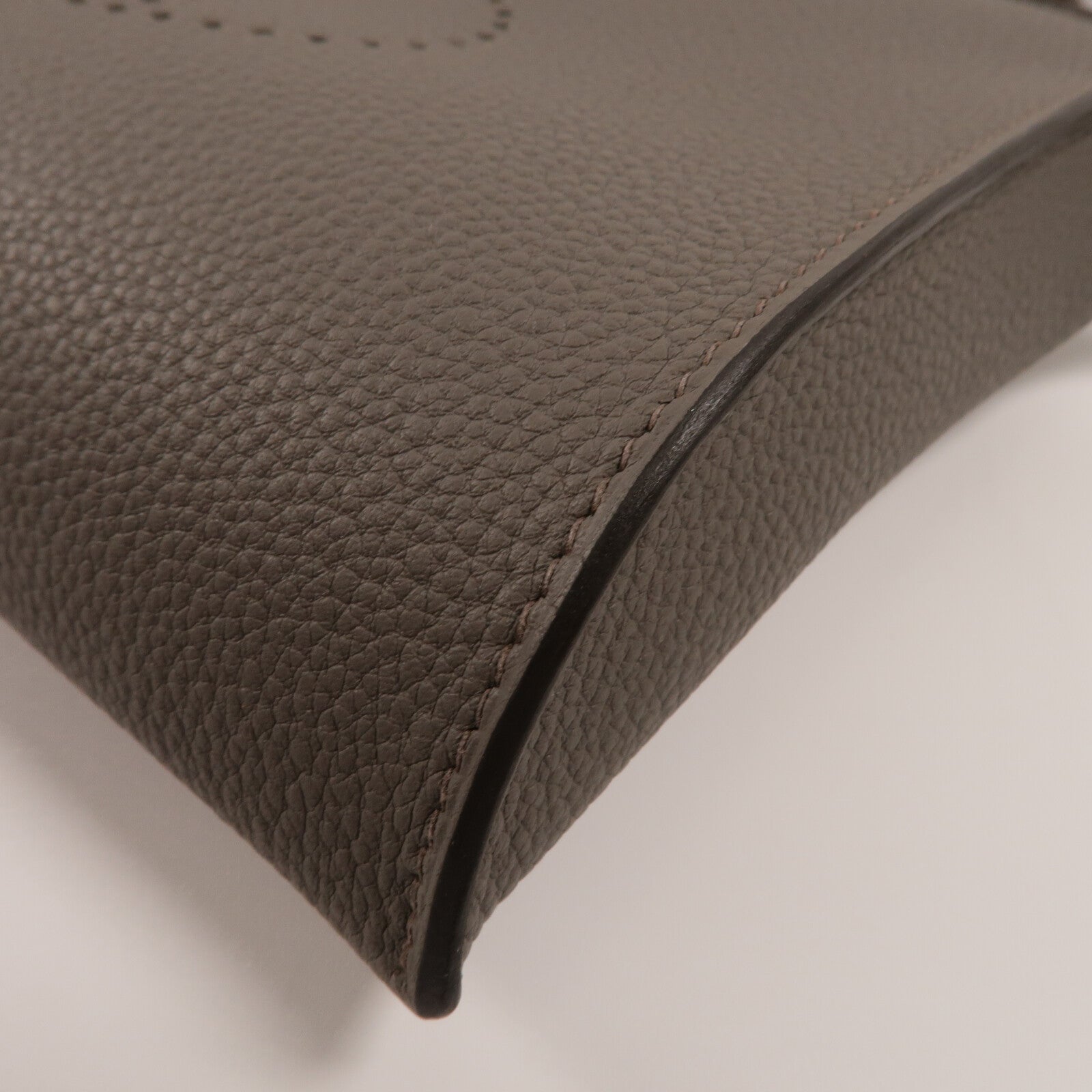 HERMES Epsom皮革Videpoches肩背袋Etain