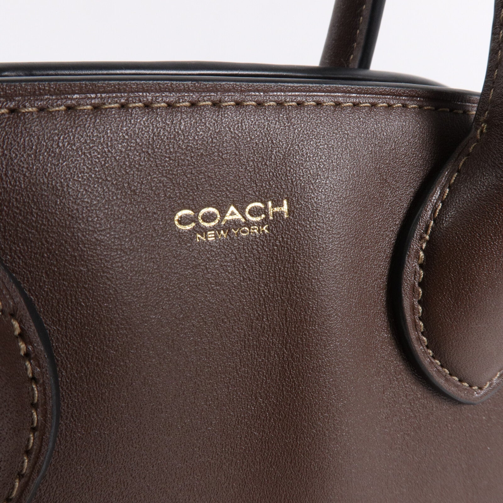 COACH 牛皮皮革2 Way Shoulder手挽肩背兩用袋