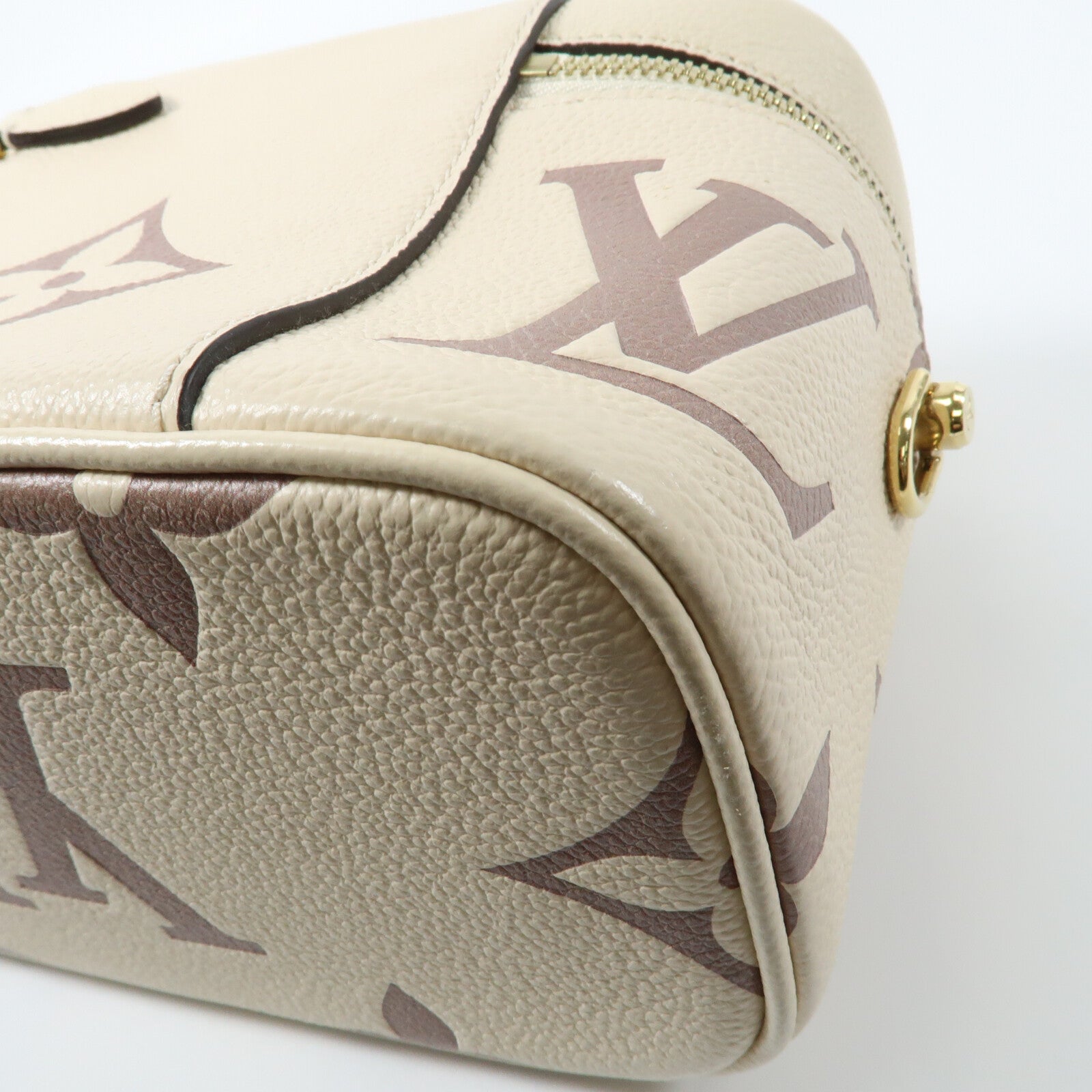 LOUIS VUITTON Monogram Empreinte Vanity PM金扣手挽肩背兩用袋