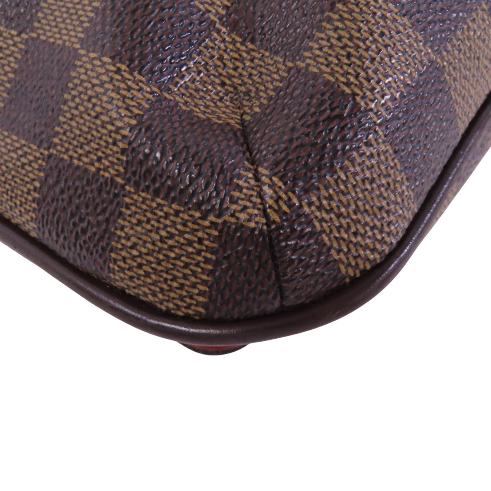 LOUIS VUITTON Damier Ebene Musette Tango金扣肩背袋