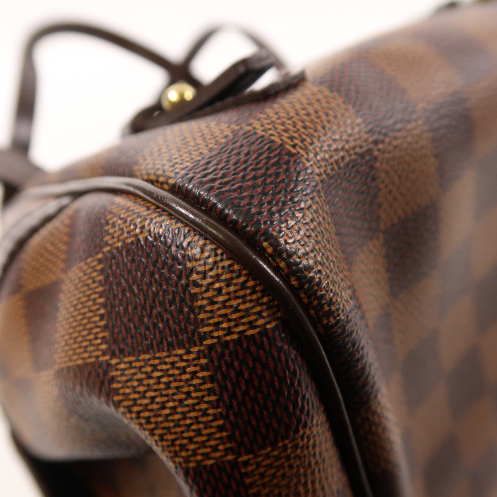 LOUIS VUITTON Damier Rivington金扣肩背袋