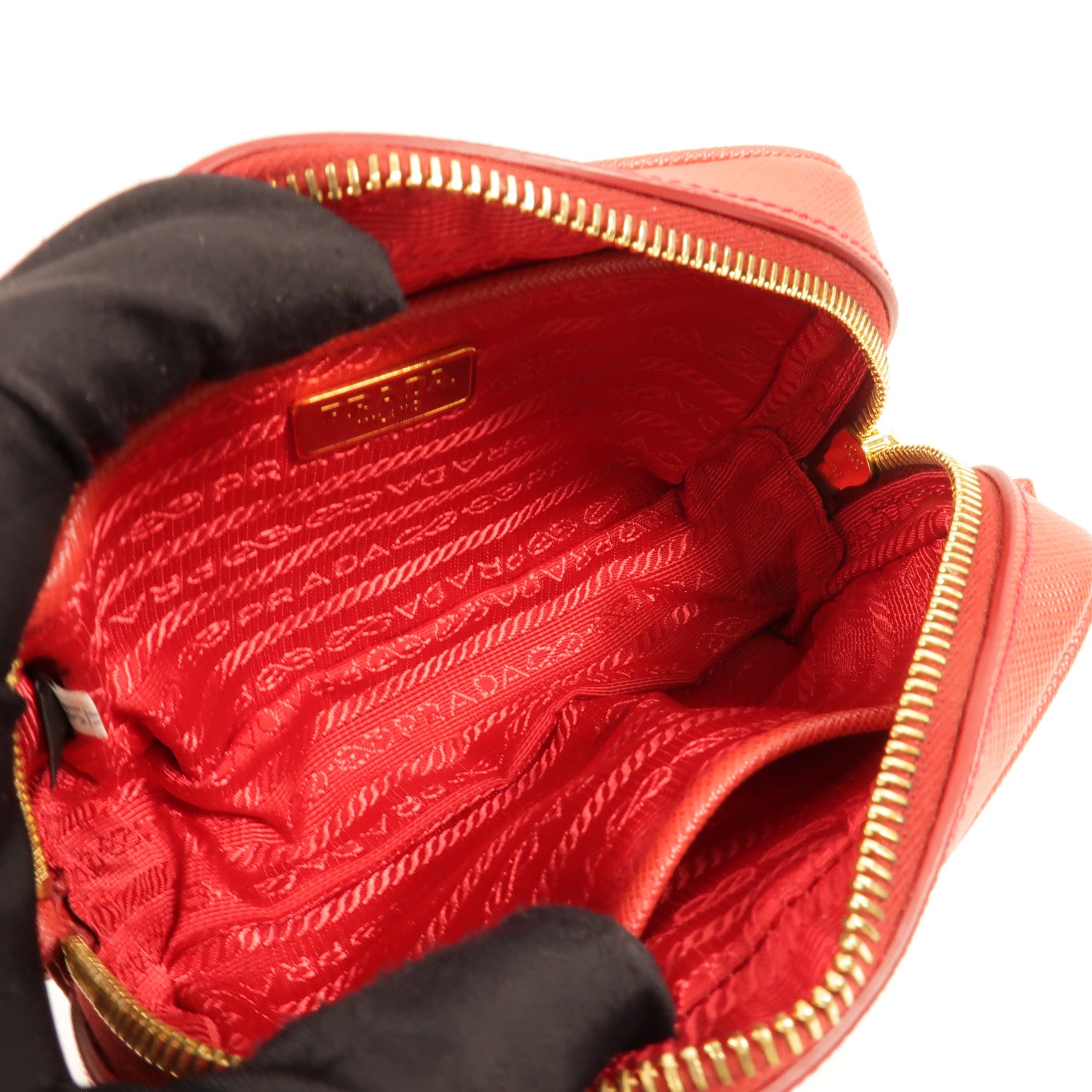 PRADA Saffiano皮革Shoulder Bag肩背袋