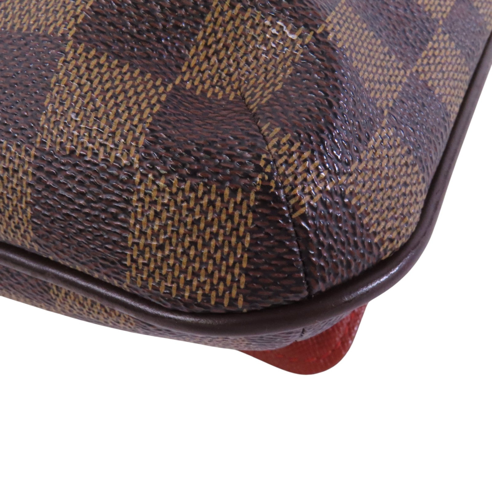 LOUIS VUITTON Damier Ebene Musette Tango金扣肩背袋