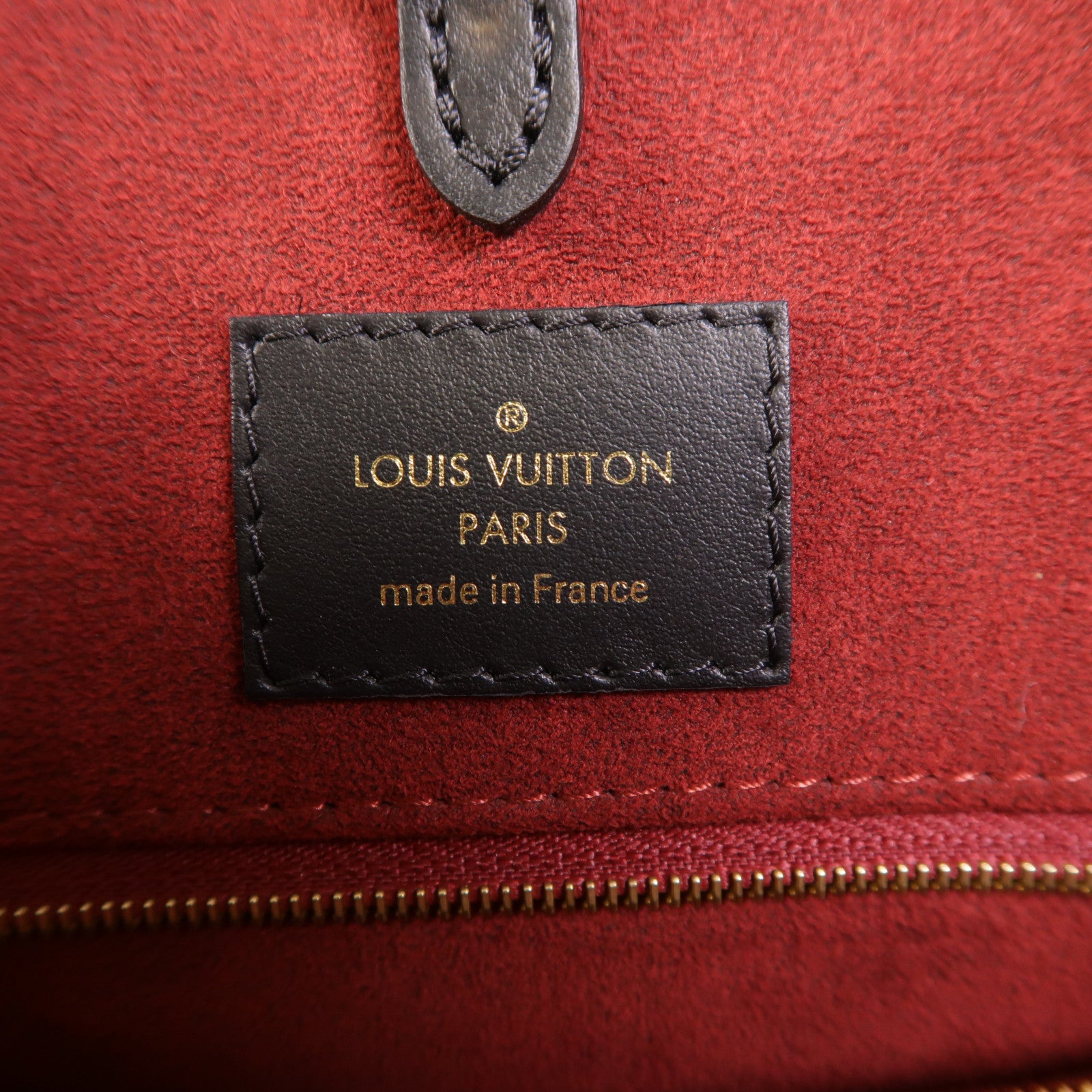 LOUIS VUITTON Monogram Empreinte On The Go MM金扣手挽肩背兩用袋