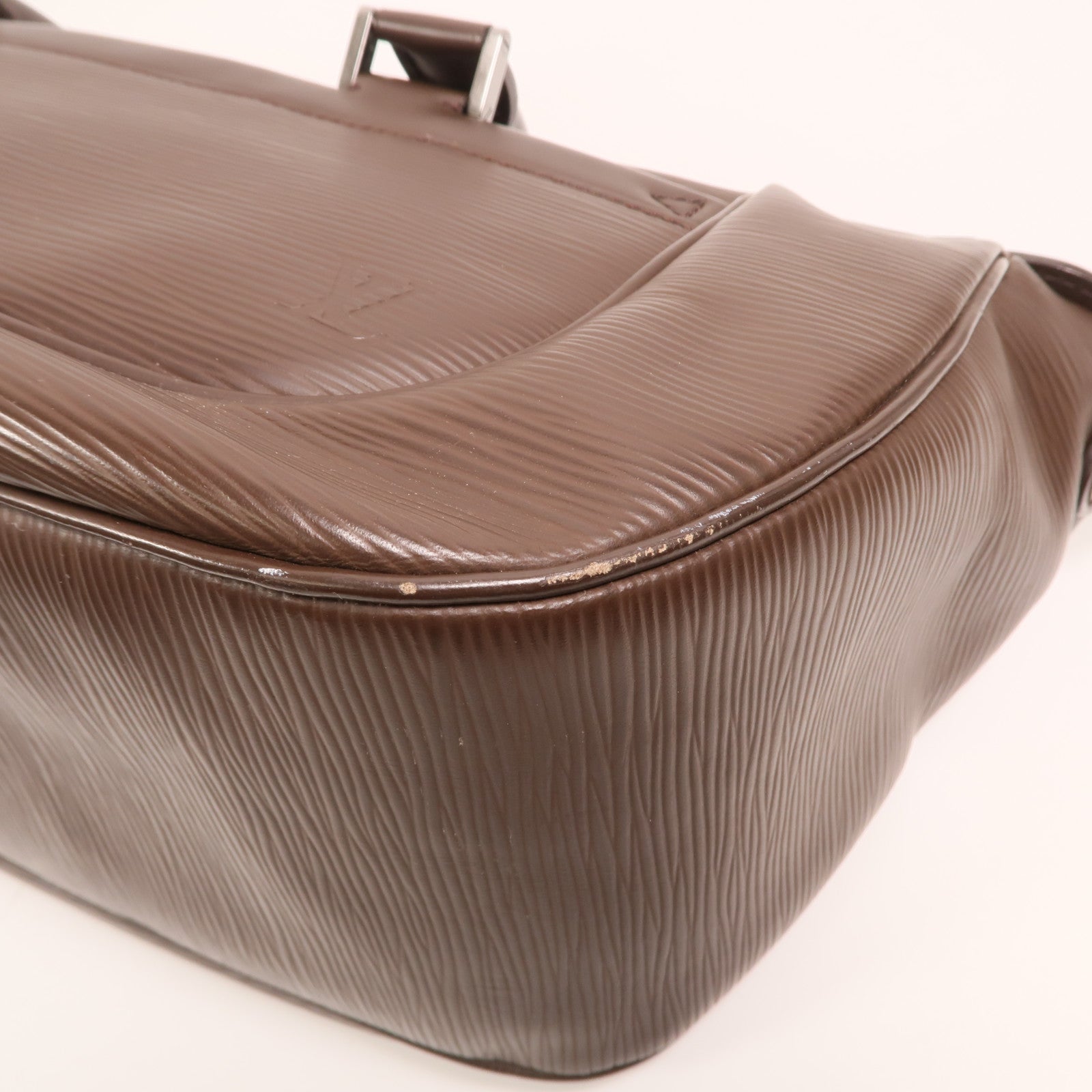 LOUIS VUITTON Epi Dhanura MM銀扣手挽肩背兩用袋