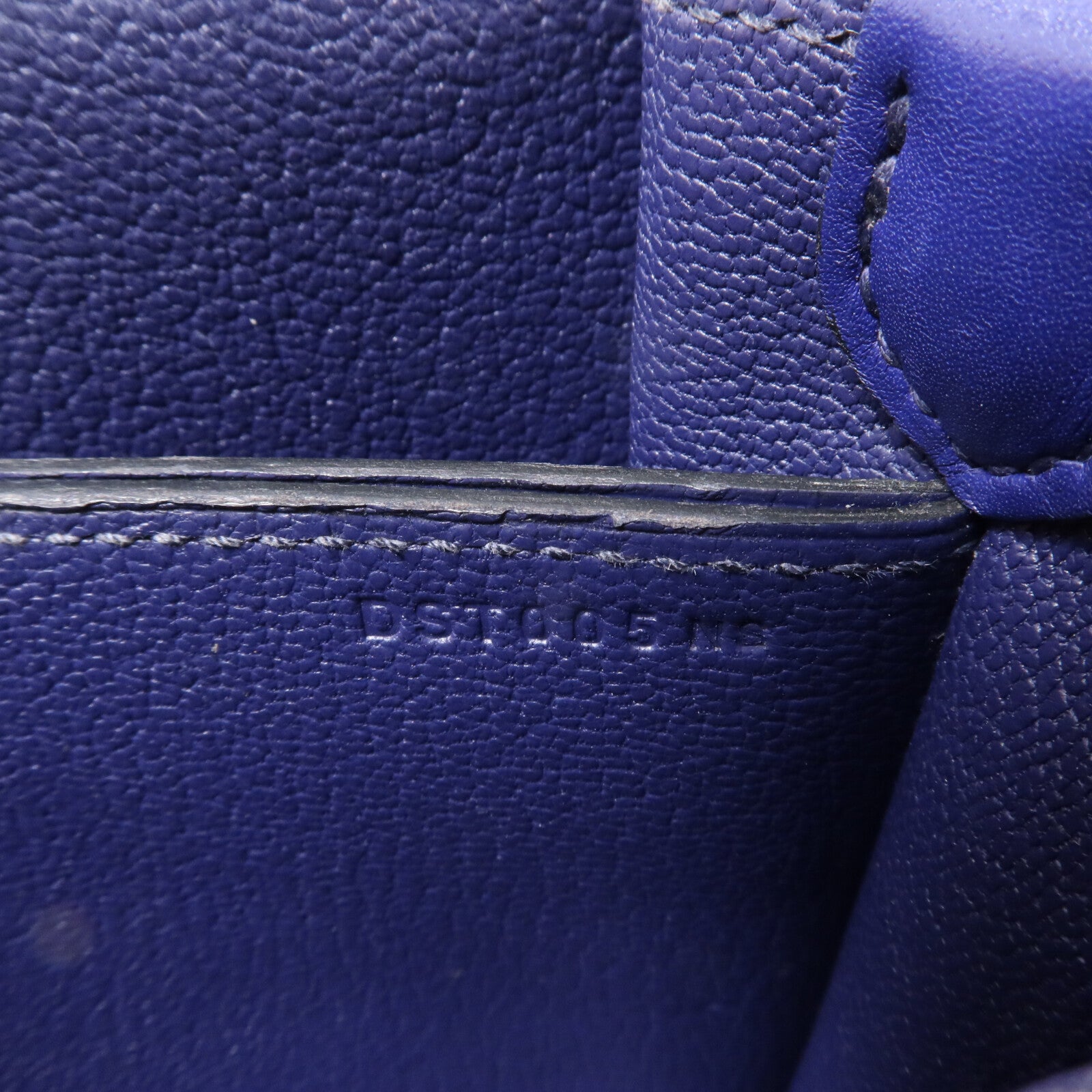 HERMES Evercolor皮革Roulis Mini肩背袋Bleu Encre