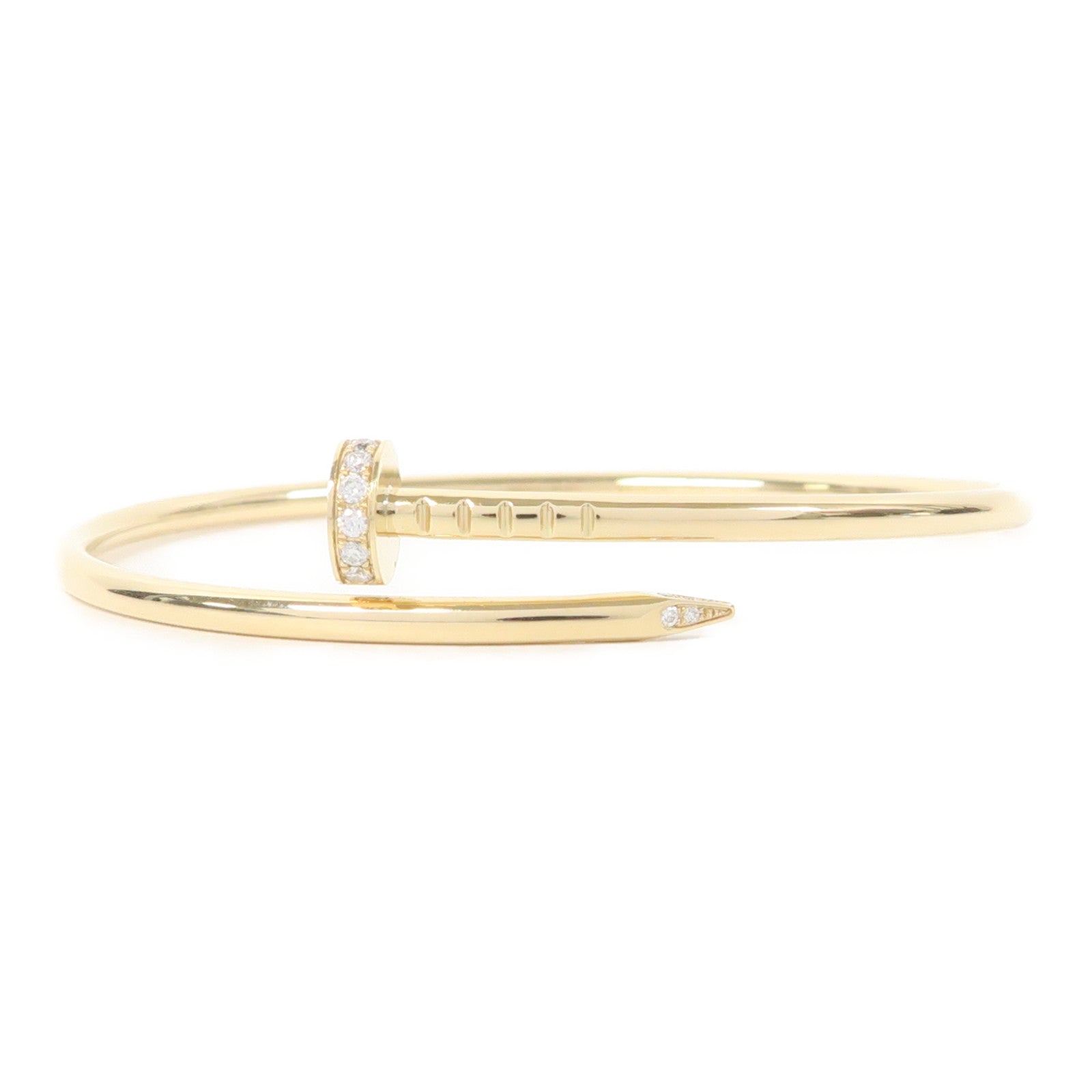 CARTIER 18K黃金Juste Un Clou Diamond手鐲