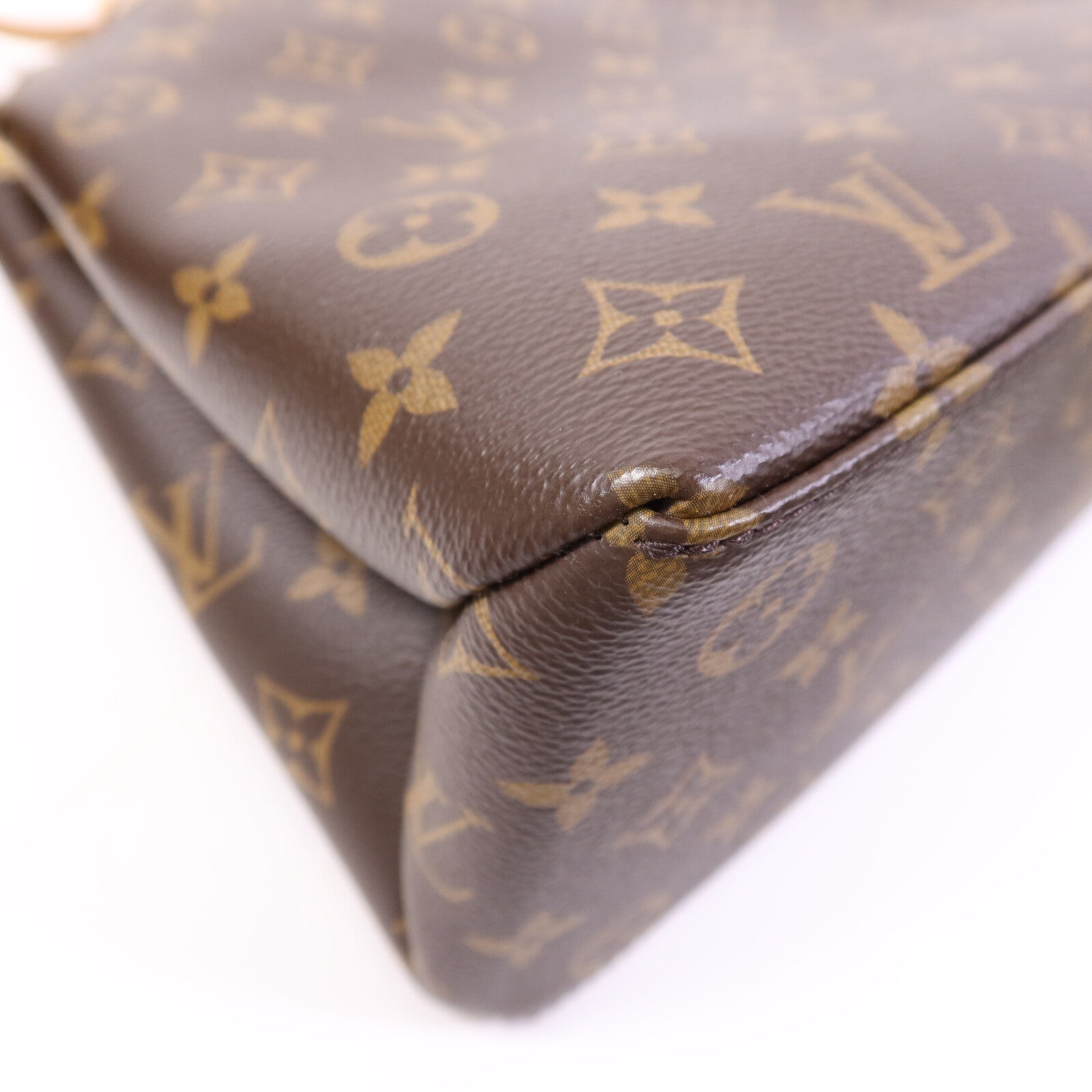LOUIS VUITTON Monogram Petit Palais金扣手挽肩背兩用袋