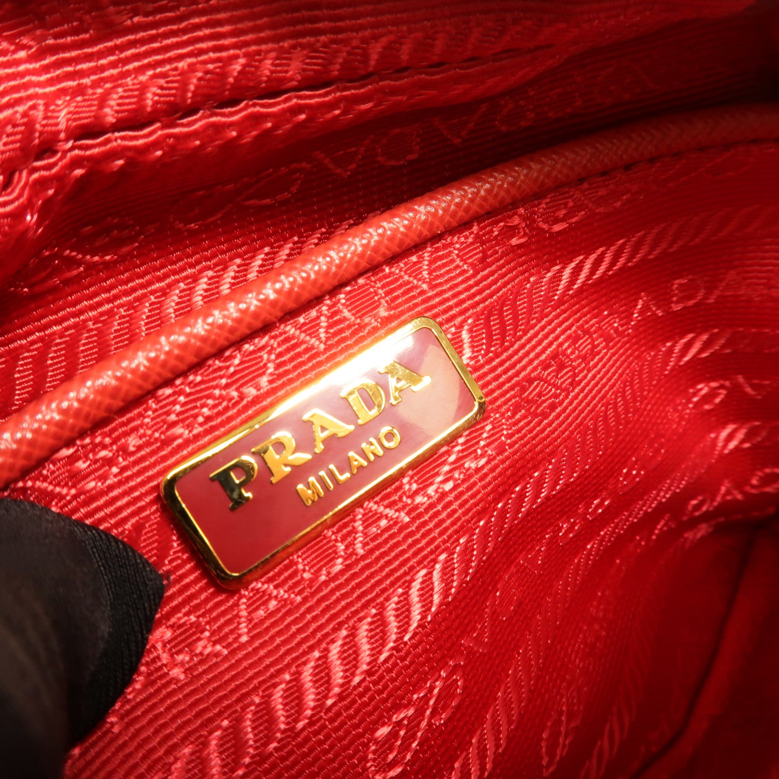 PRADA Saffiano皮革Shoulder Bag肩背袋