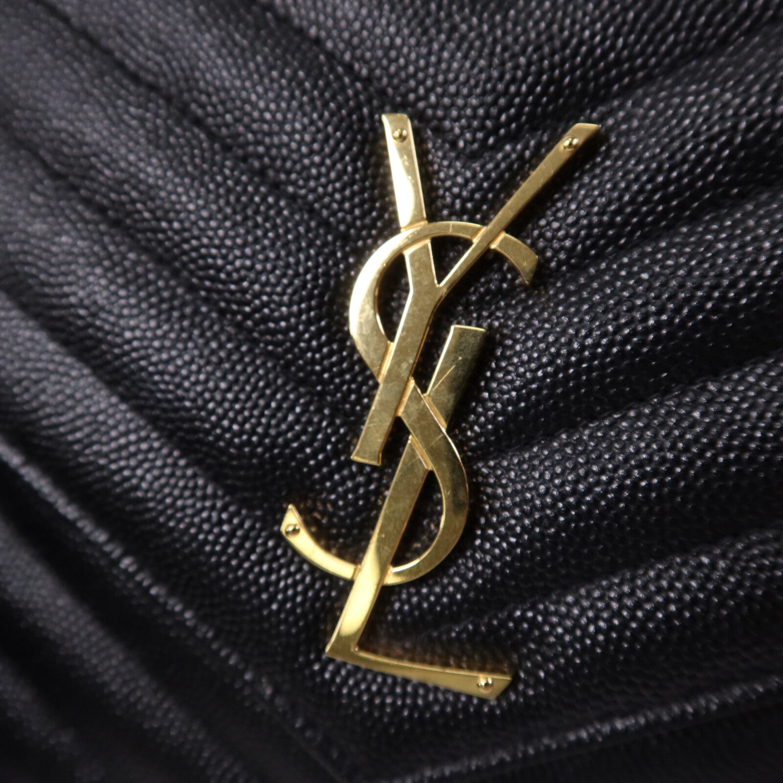 SAINT LAURENT 牛皮皮革Cassandre Envelope金扣鏈帶肩背袋