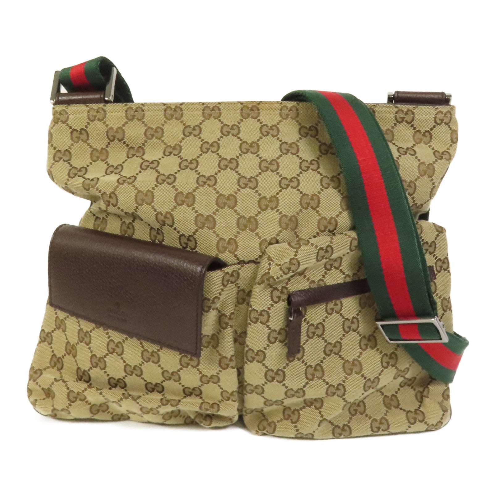 GUCCI 帆布Shoulder Bag肩背袋