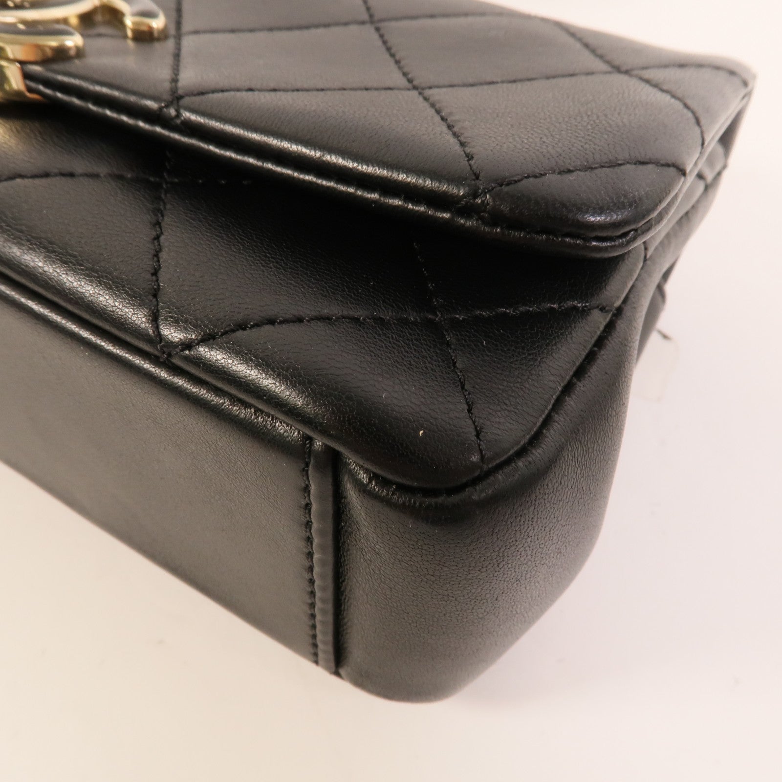 CHANEL 羊皮皮革Chain Shoulder肩背袋