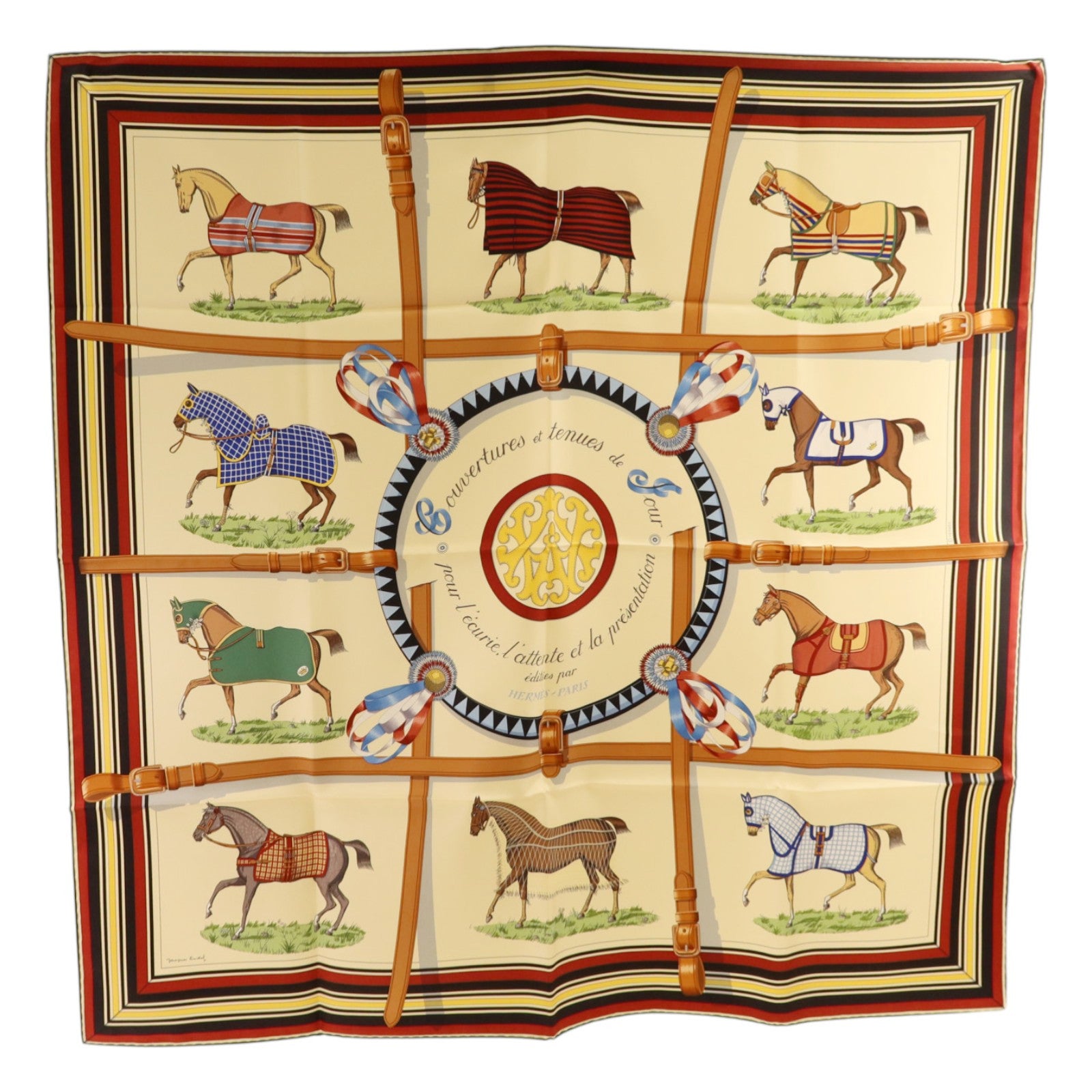 HERMES 絲質Scarf 90x90絲巾