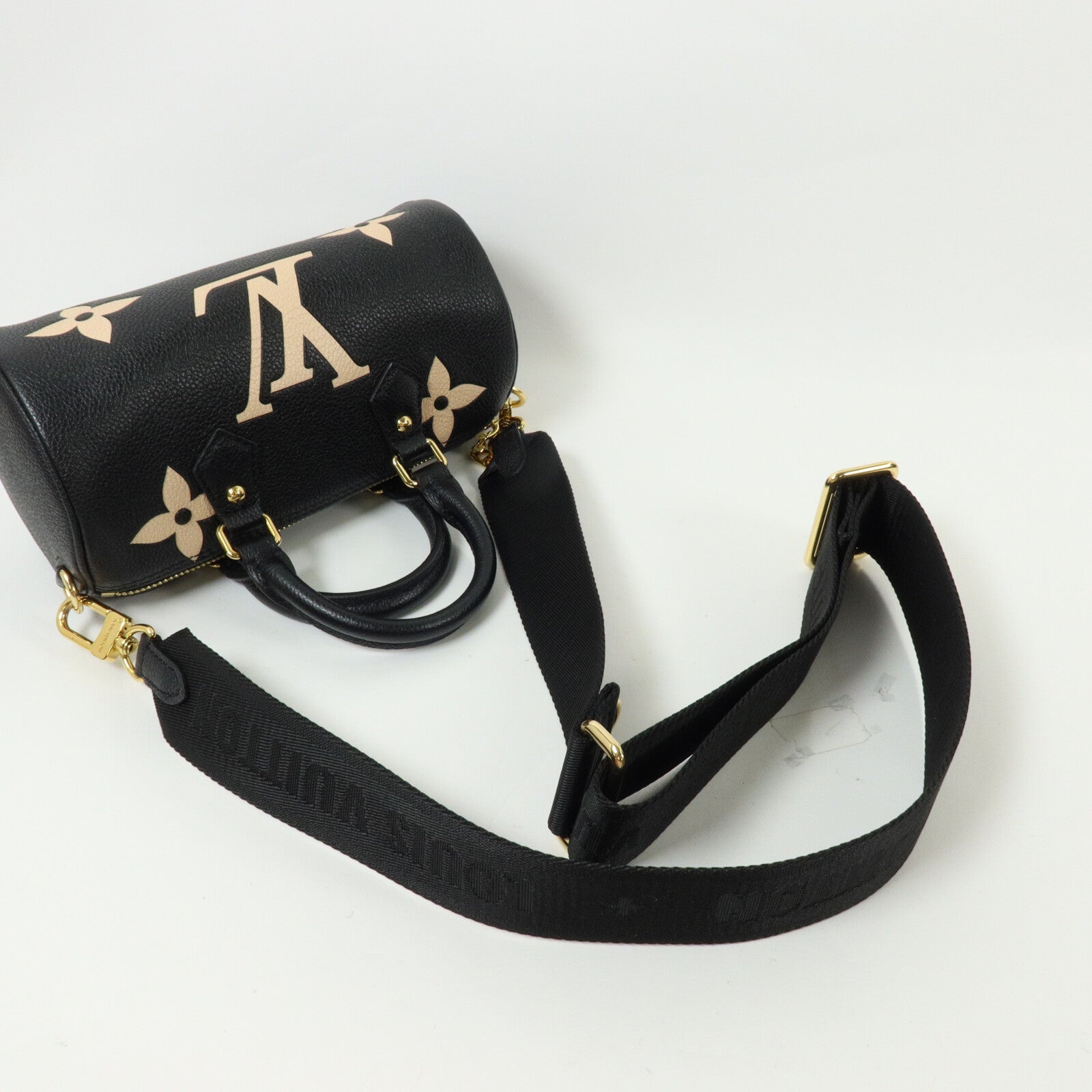 LOUIS VUITTON Monogram Empreinte Papillon BB手挽肩背兩用袋