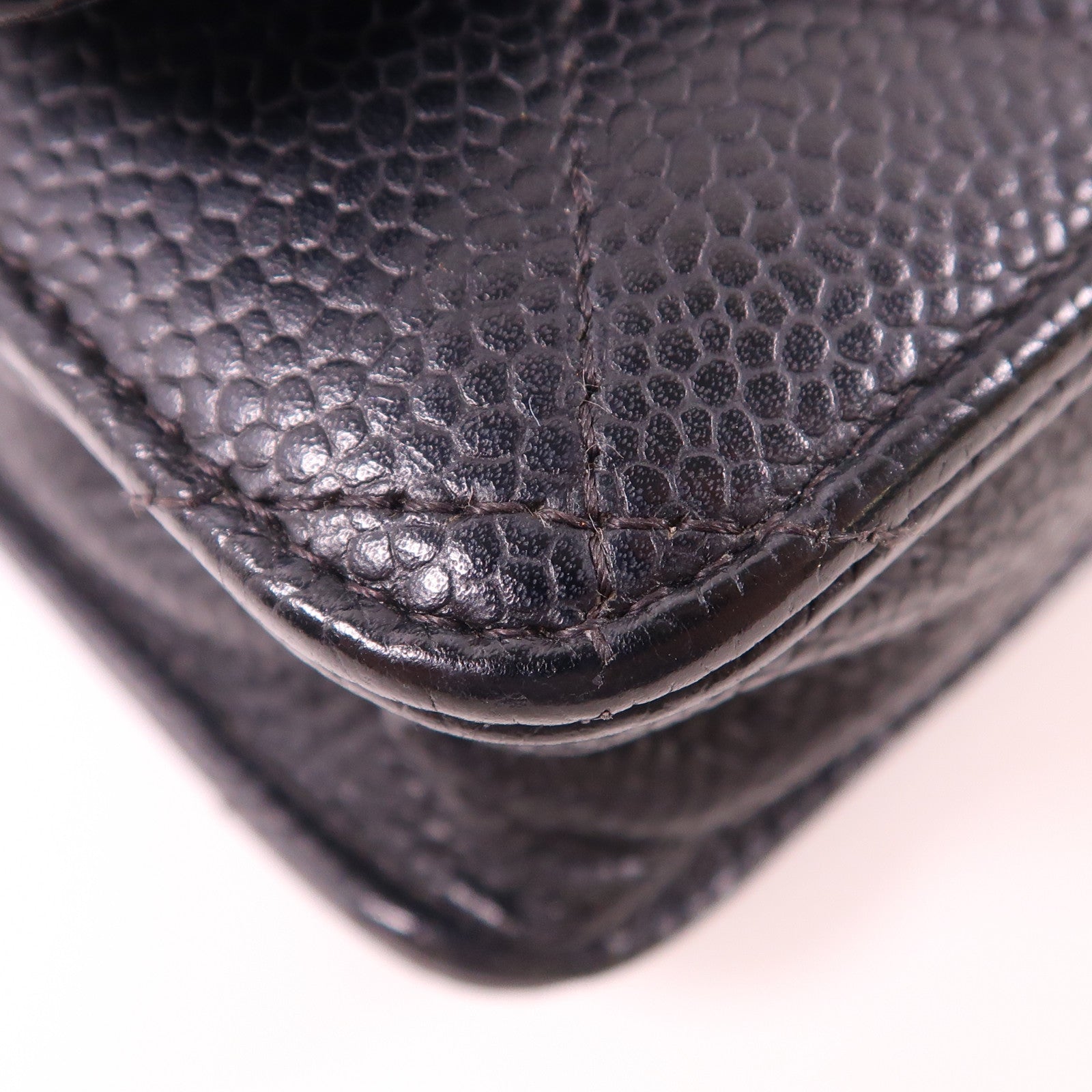 CHANEL 牛皮皮革WOC Wallet On Chain Shoulder Bag金扣鏈帶肩背袋