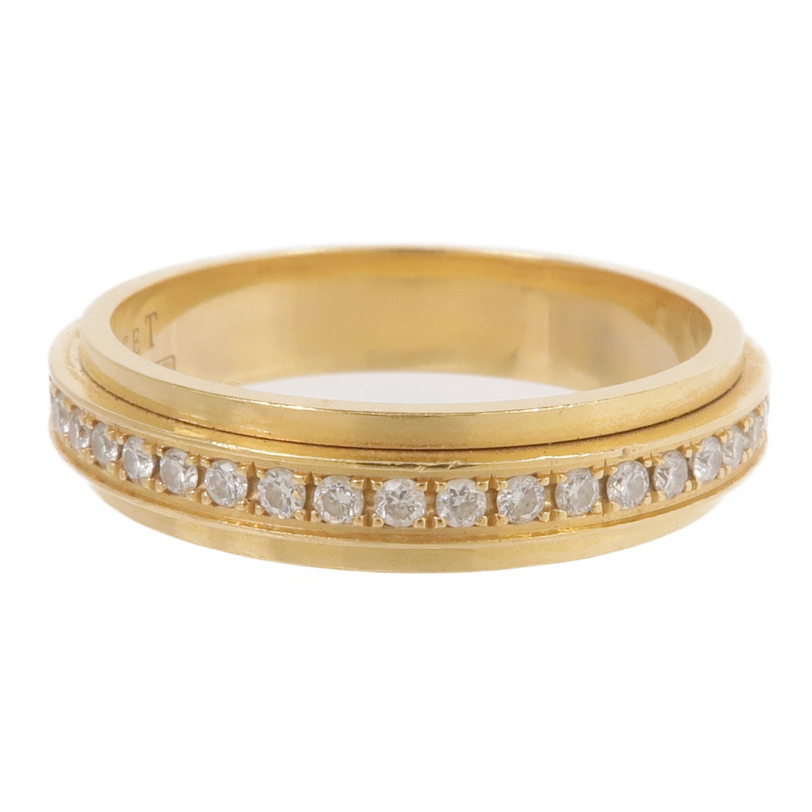 PIAGET 18K黃金Possession鑽石戒指PIAGET#61US#9.5