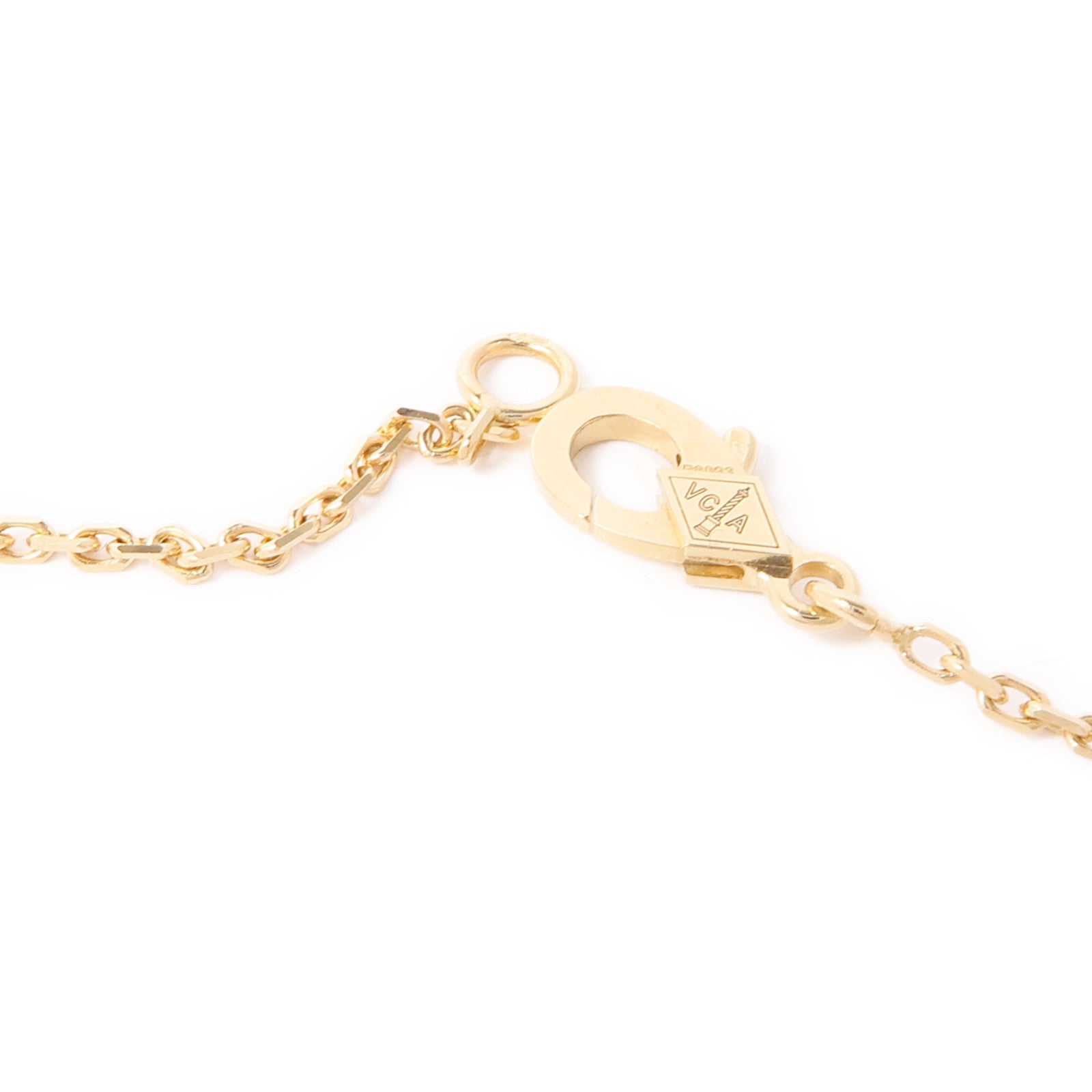 Van Cleef & Arpels 18K黃金Vintage Alhambra Necklace鑽石項鍊