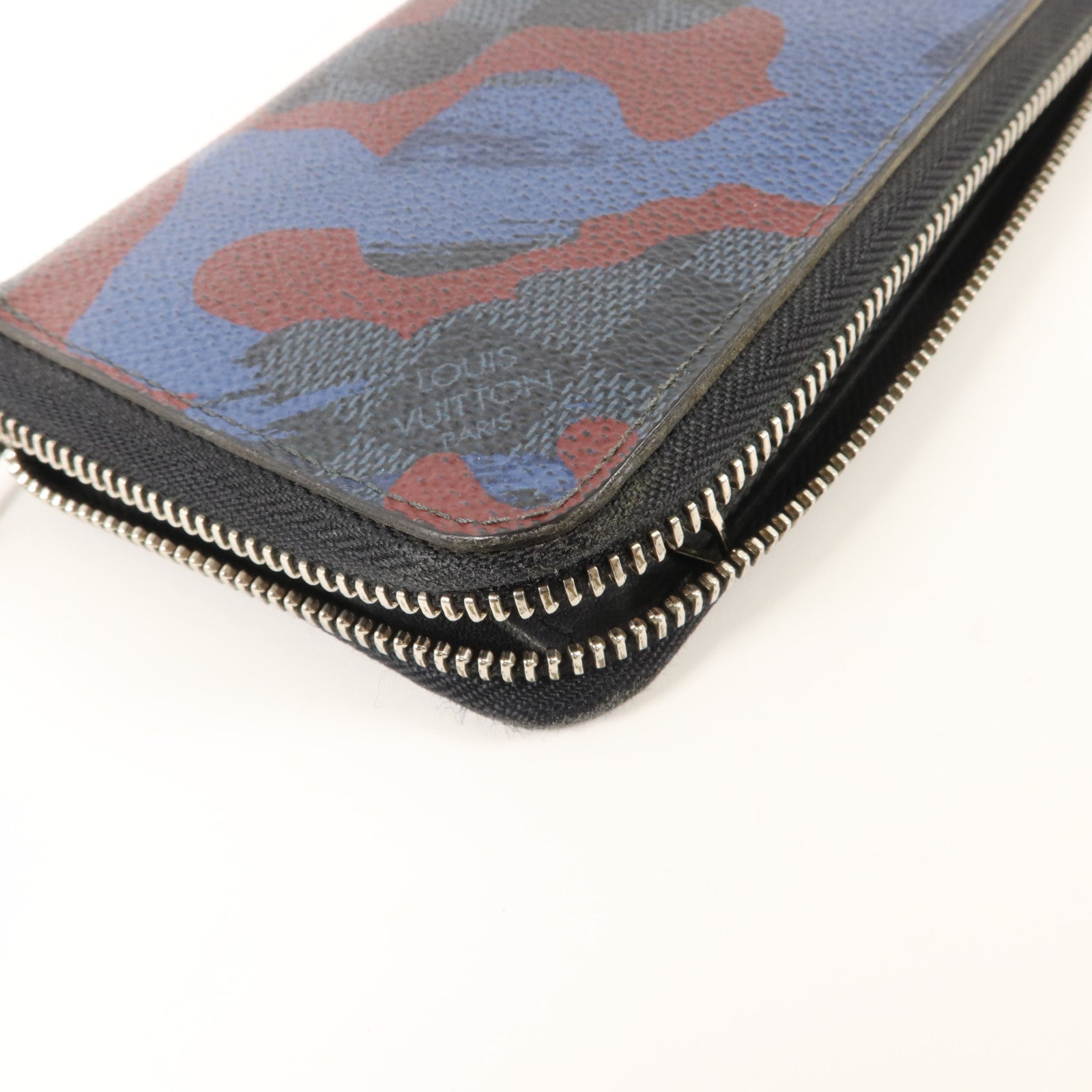 LOUIS VUITTON Damier Cobalt Zippy Wallet Vertical長錢包